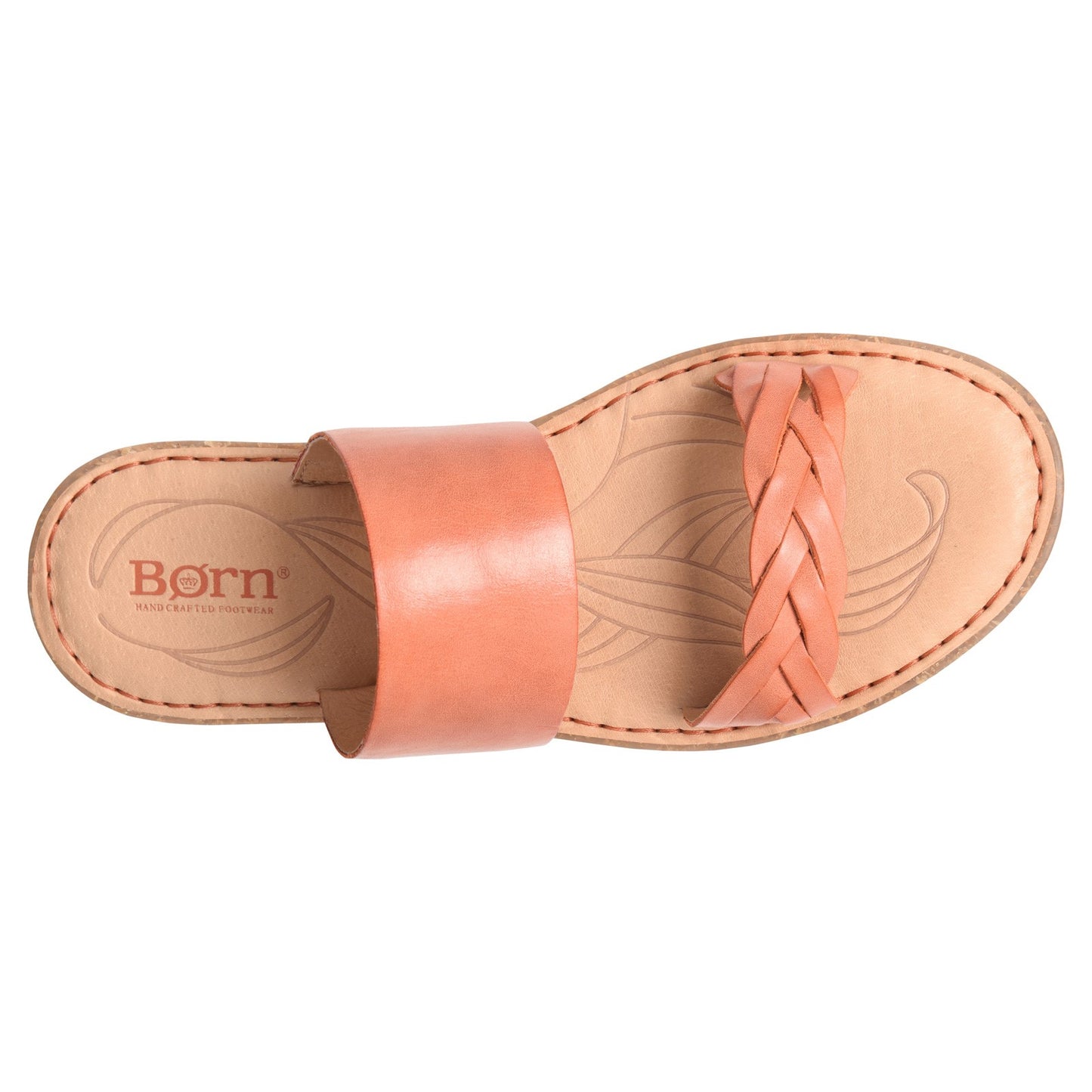 Peltz Shoes Women's Born Morena Sandal Orange BR0033908