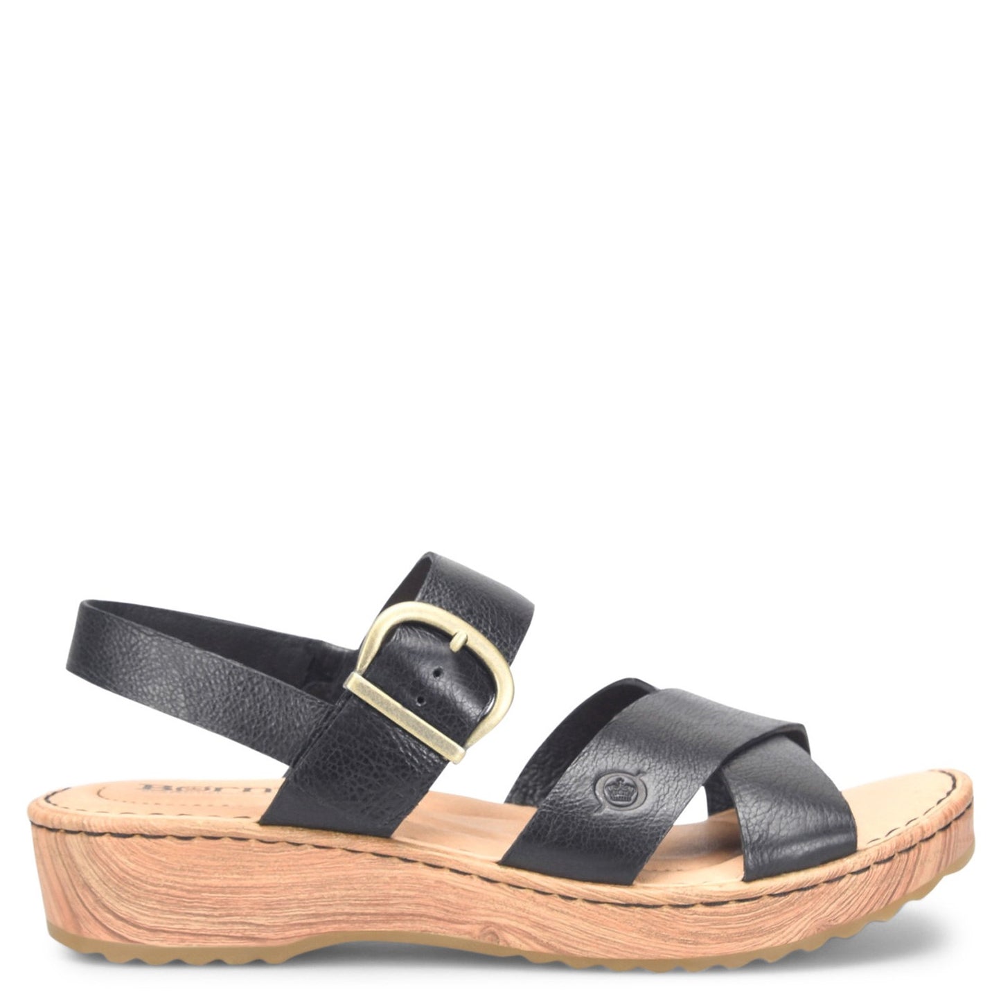 Peltz Shoes Women's Born Aida Sandal Black BR0036903