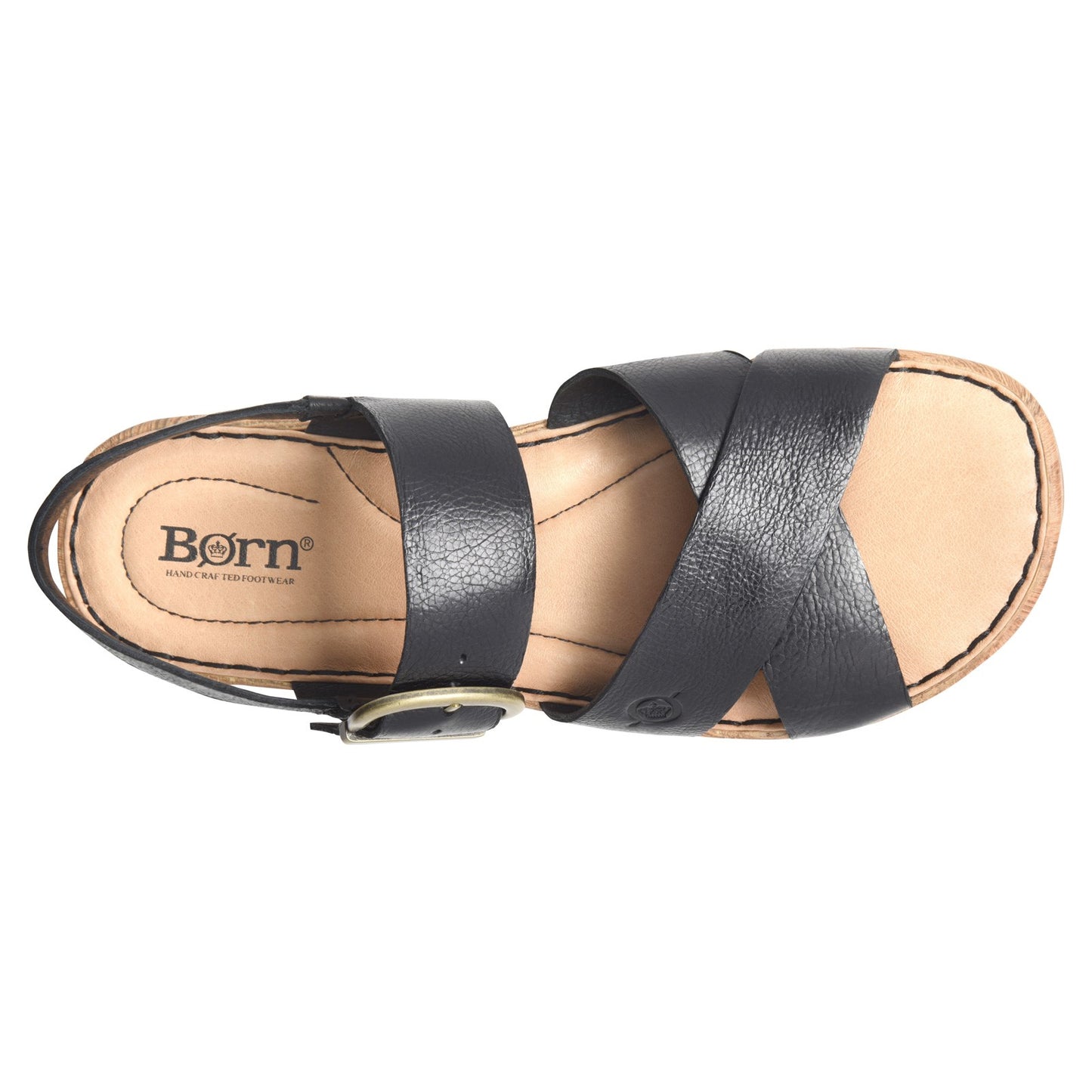 Peltz Shoes Women's Born Aida Sandal Black BR0036903