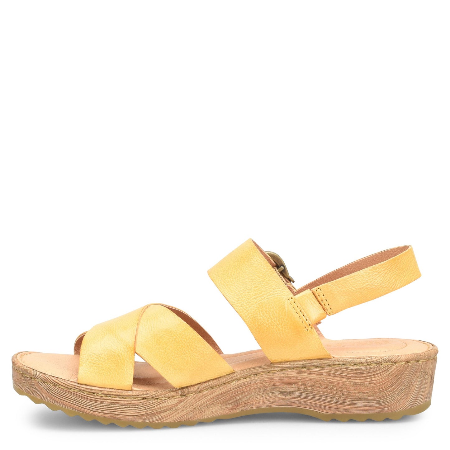 Peltz Shoes Women's Born Aida Sandal Yellow BR0036907