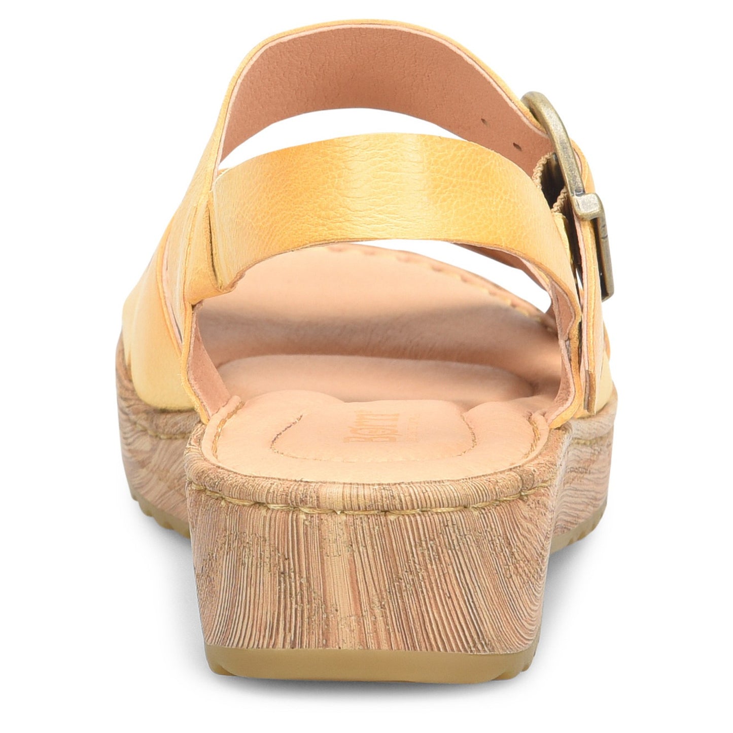 Peltz Shoes Women's Born Aida Sandal Yellow BR0036907