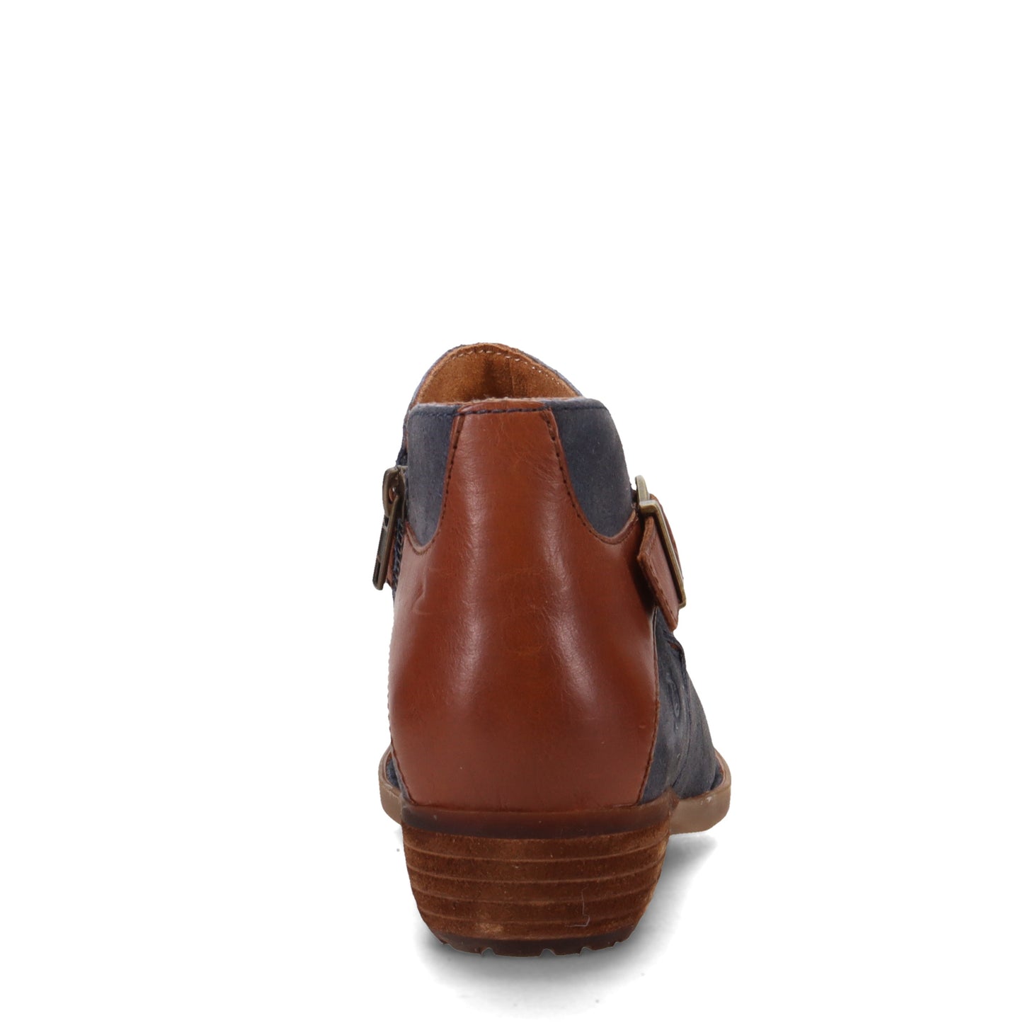 Peltz Shoes Women's Born Kati Boot Dark Blue/Brown BR0040474