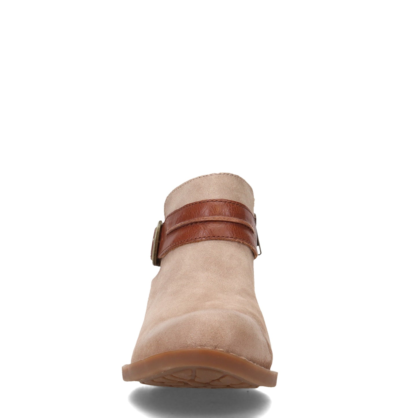 Peltz Shoes Women's Born Kati Boot Cream/Brown BR0040479