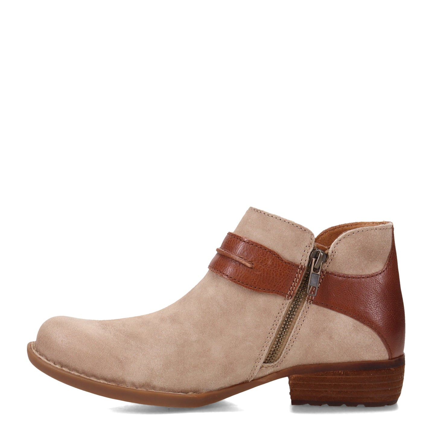 Peltz Shoes Women's Born Kati Boot Cream/Brown BR0040479