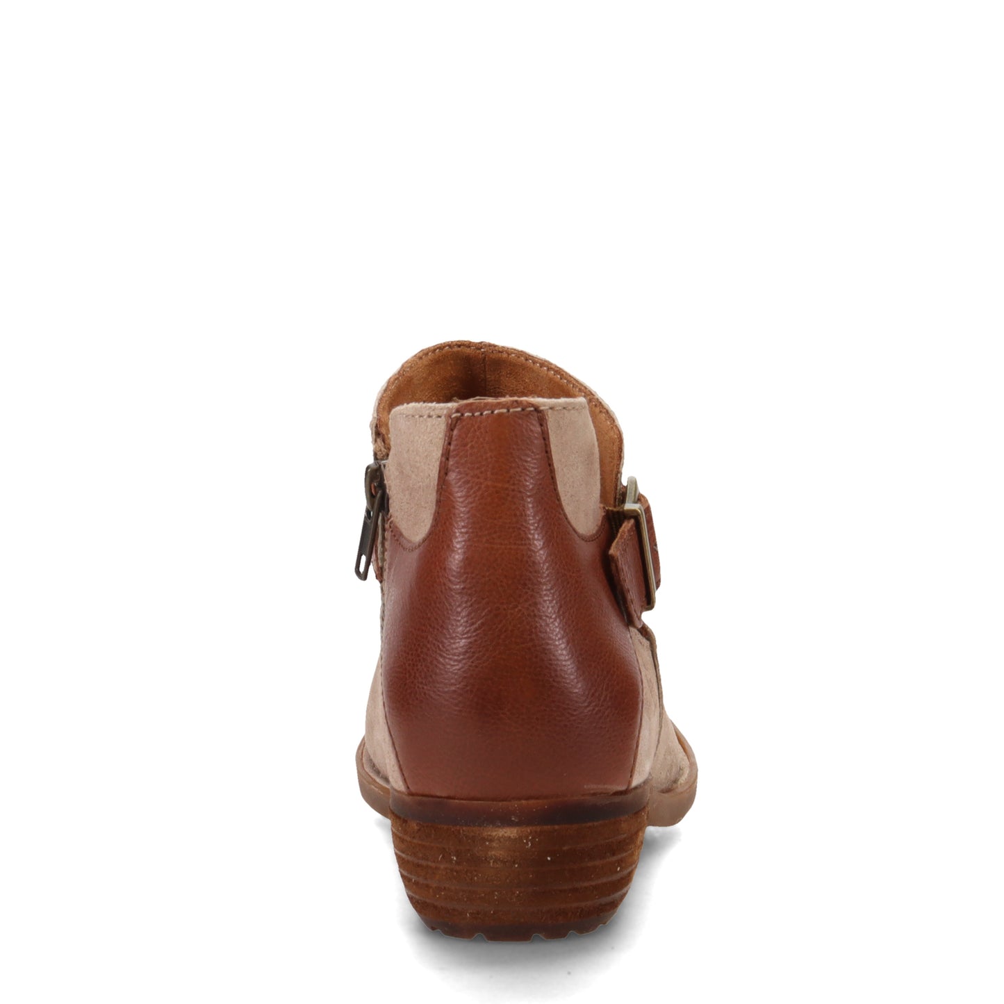Peltz Shoes Women's Born Kati Boot Cream/Brown BR0040479