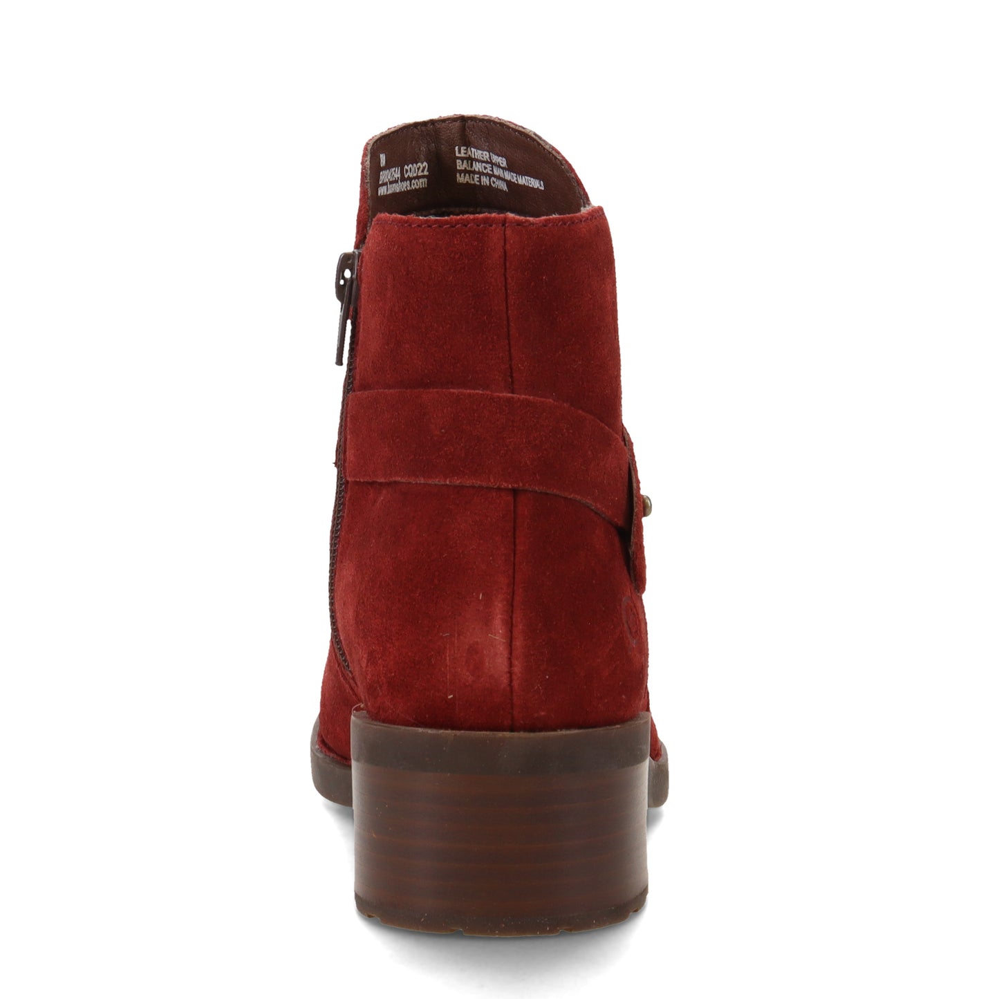 Peltz Shoes Women's Born Tori Boot Dark Red Brick BR0042544