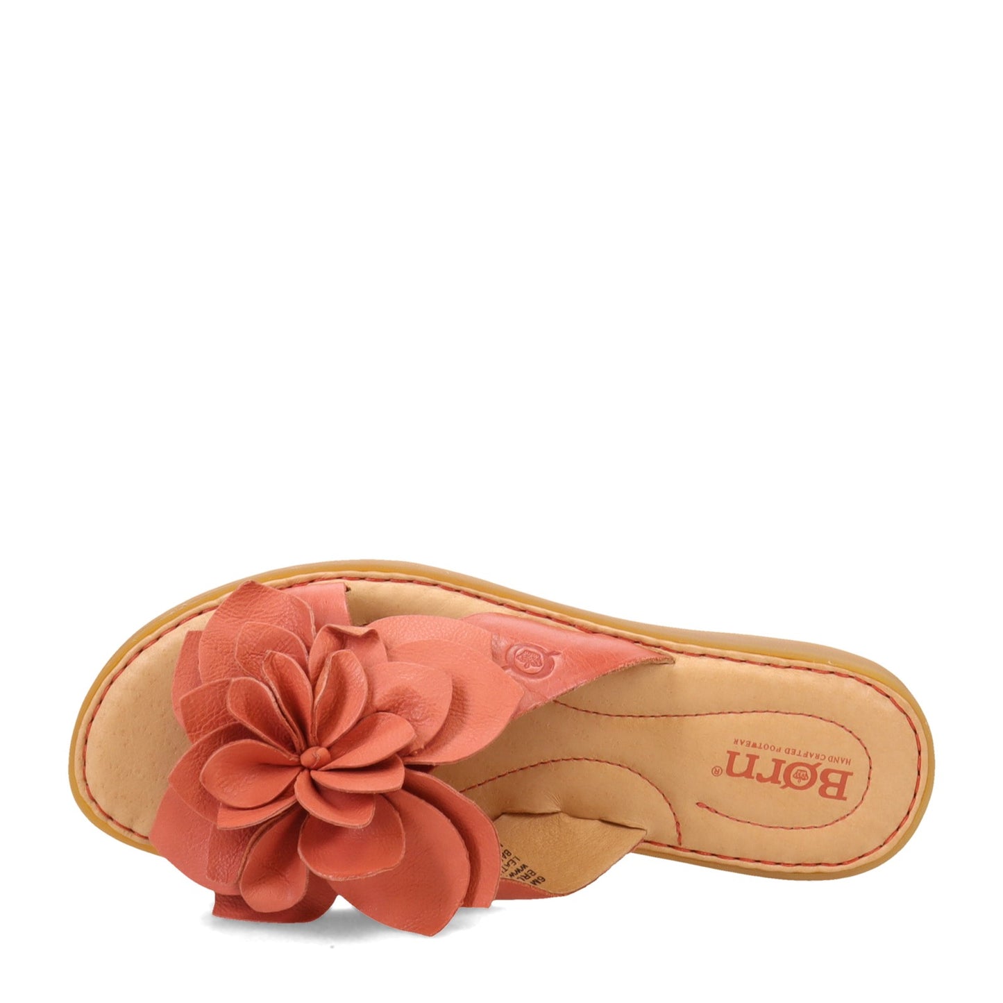 Peltz Shoes Women's Born Ivory Sandal Rust BR0046526