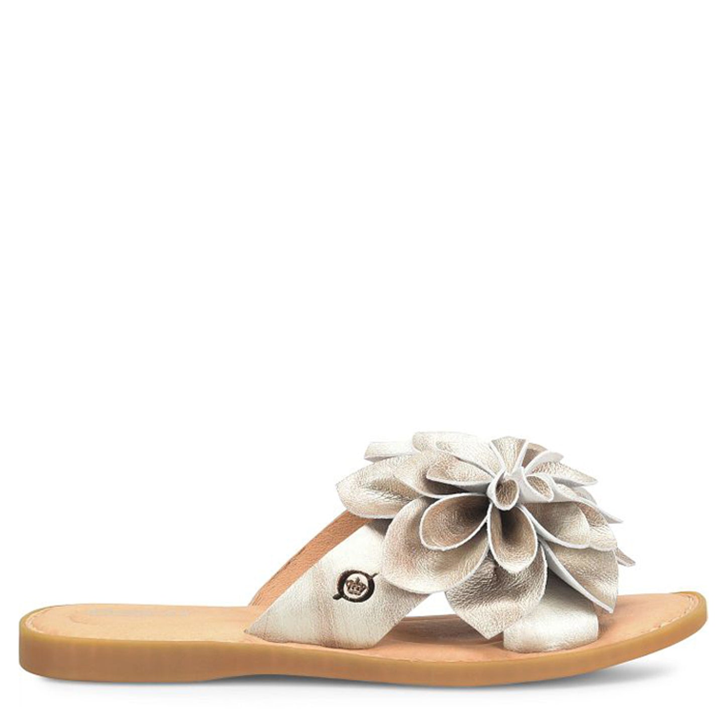 Peltz Shoes Women's Born Ivory Sandal Light Gold BR0046530