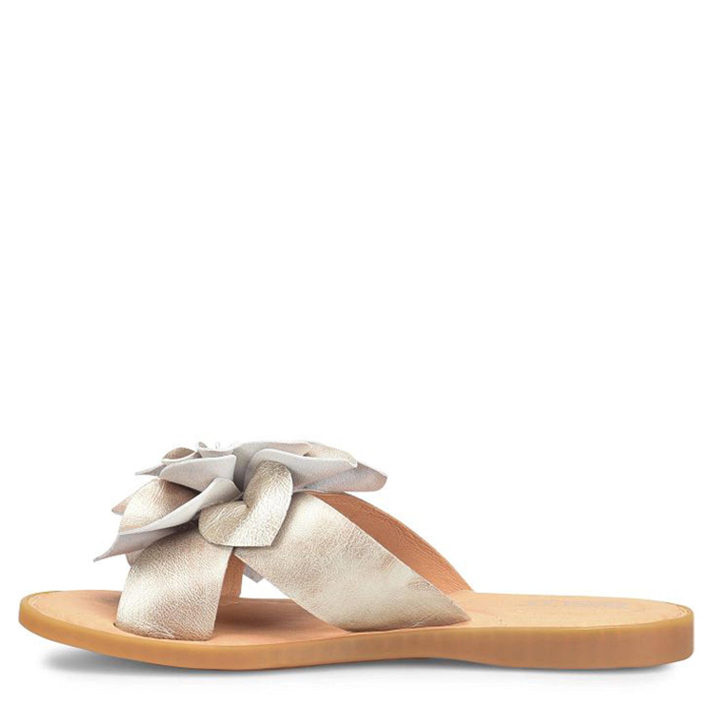 Peltz Shoes Women's Born Ivory Sandal Light Gold BR0046530