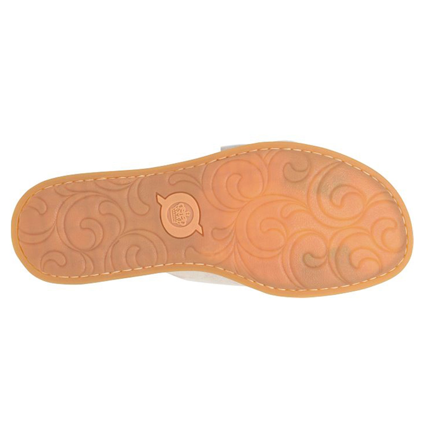 Peltz Shoes Women's Born Ivory Sandal Light Gold BR0046530