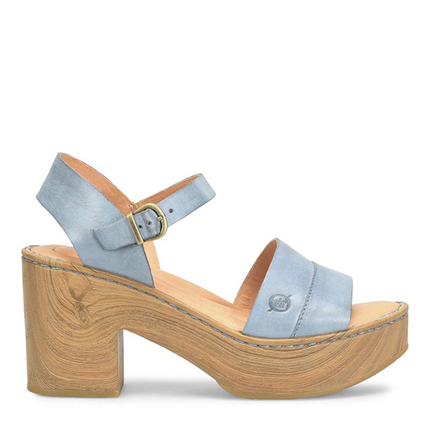 Peltz Shoes Women's Born Lucca Sandal Dark Blue BR0047774