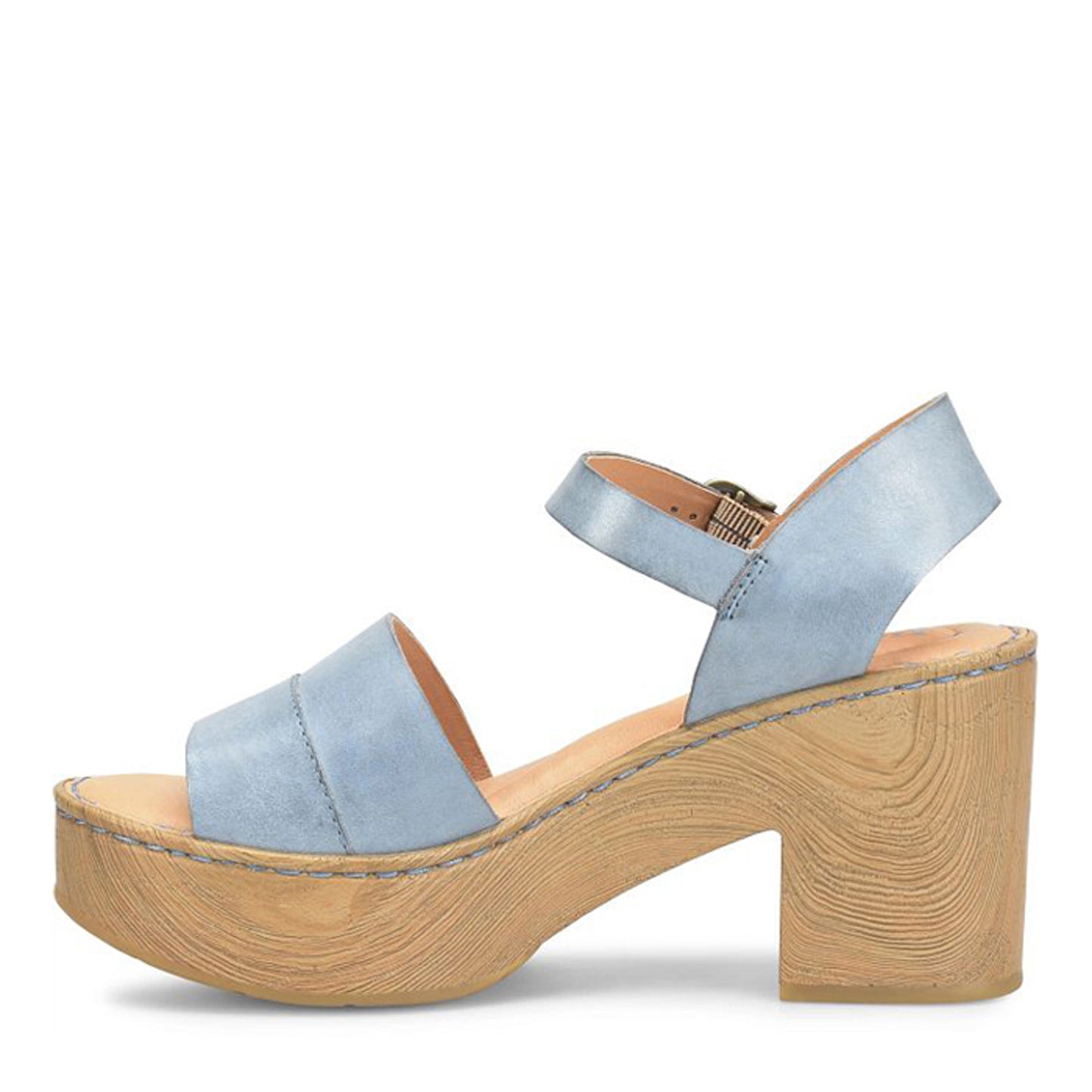 Peltz Shoes Women's Born Lucca Sandal Dark Blue BR0047774