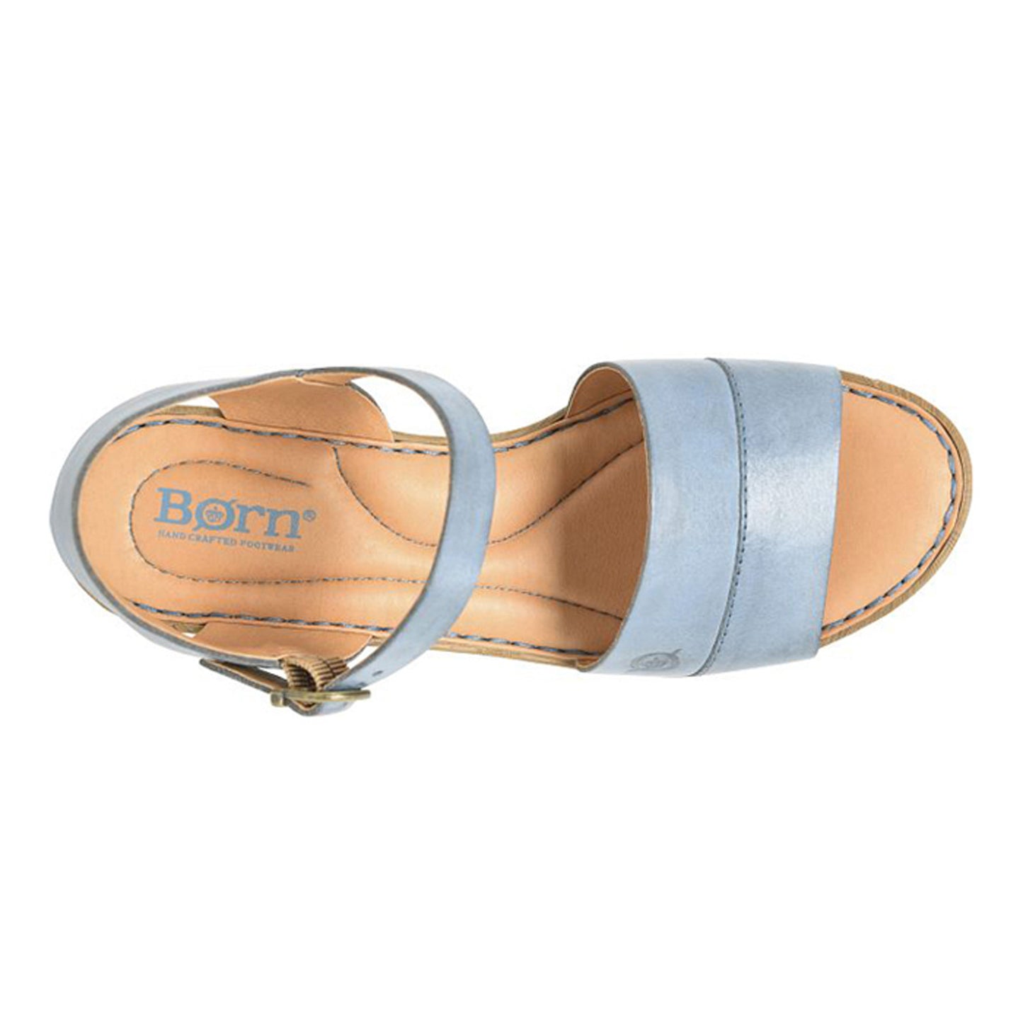 Peltz Shoes Women's Born Lucca Sandal Dark Blue BR0047774