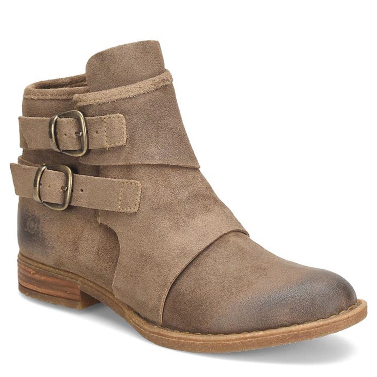 Peltz Shoes Women's Born Moraga Boot Taupe BR0052755