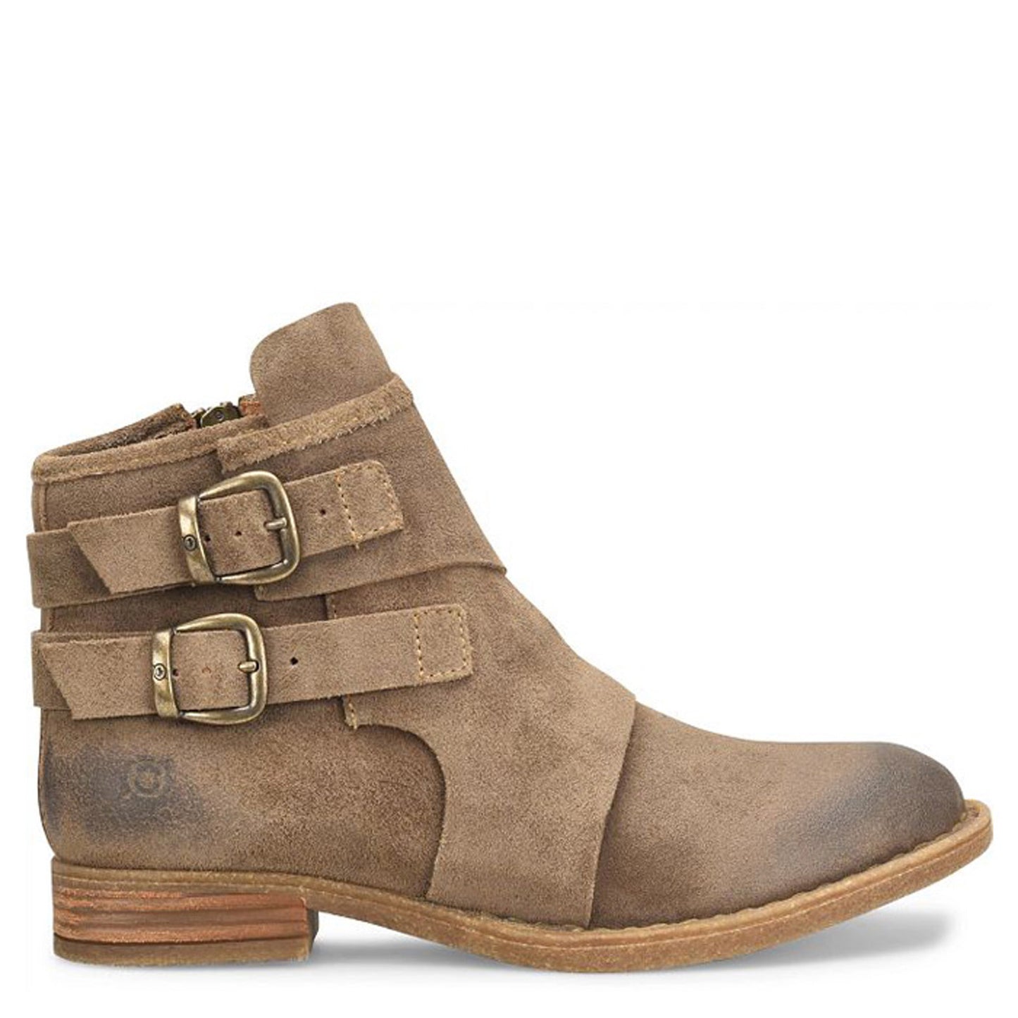 Peltz Shoes Women's Born Moraga Boot Taupe BR0052755