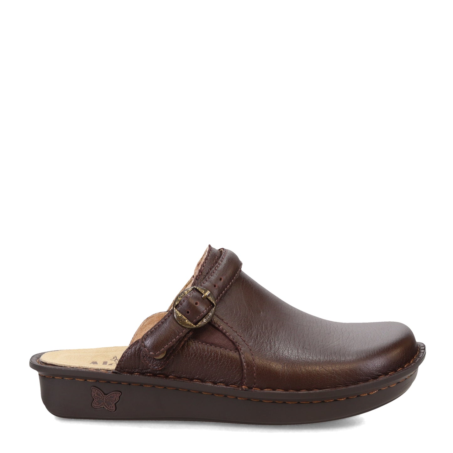Peltz Shoes Women's Alegria Bryn Clog Espresso BRN-8104