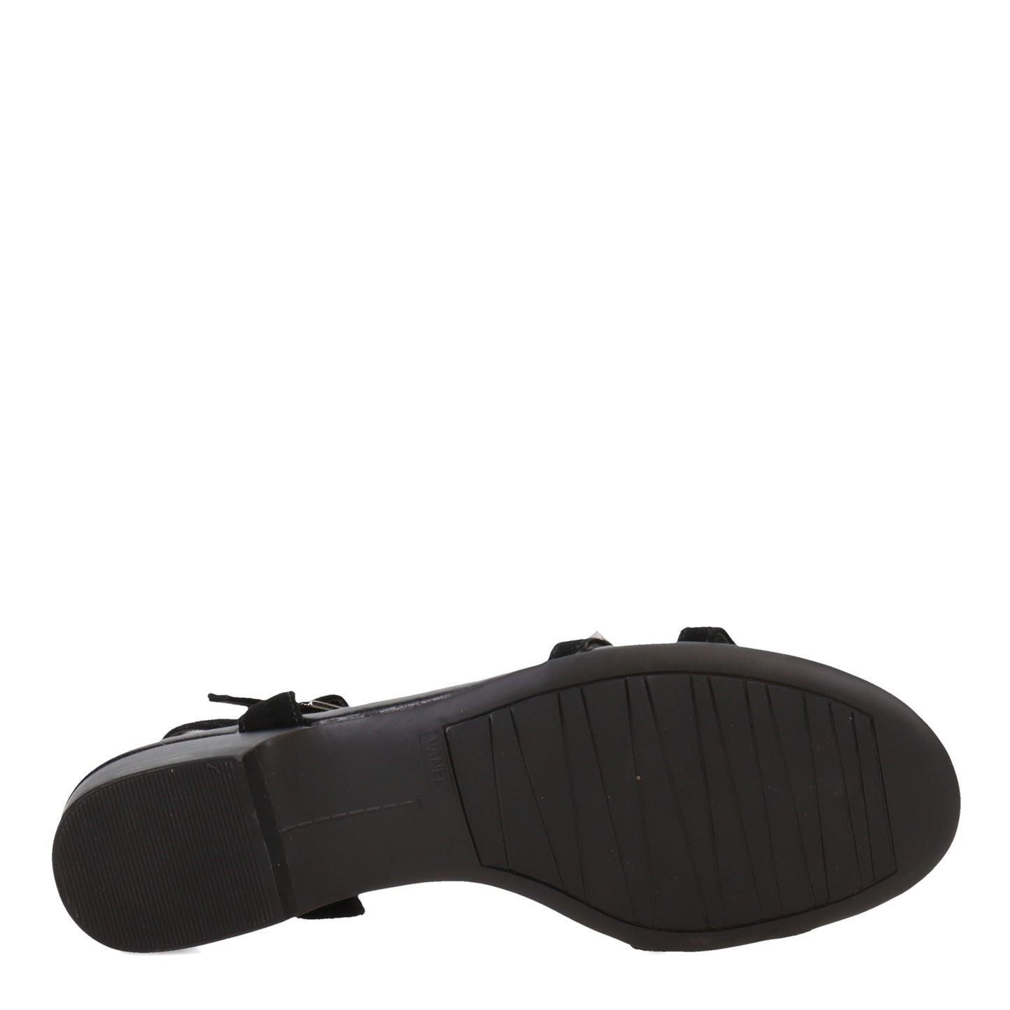 Peltz Shoes Women's Vaneli Brunel Sandal BLACK SUEDE BRUNEL-BLKSDE