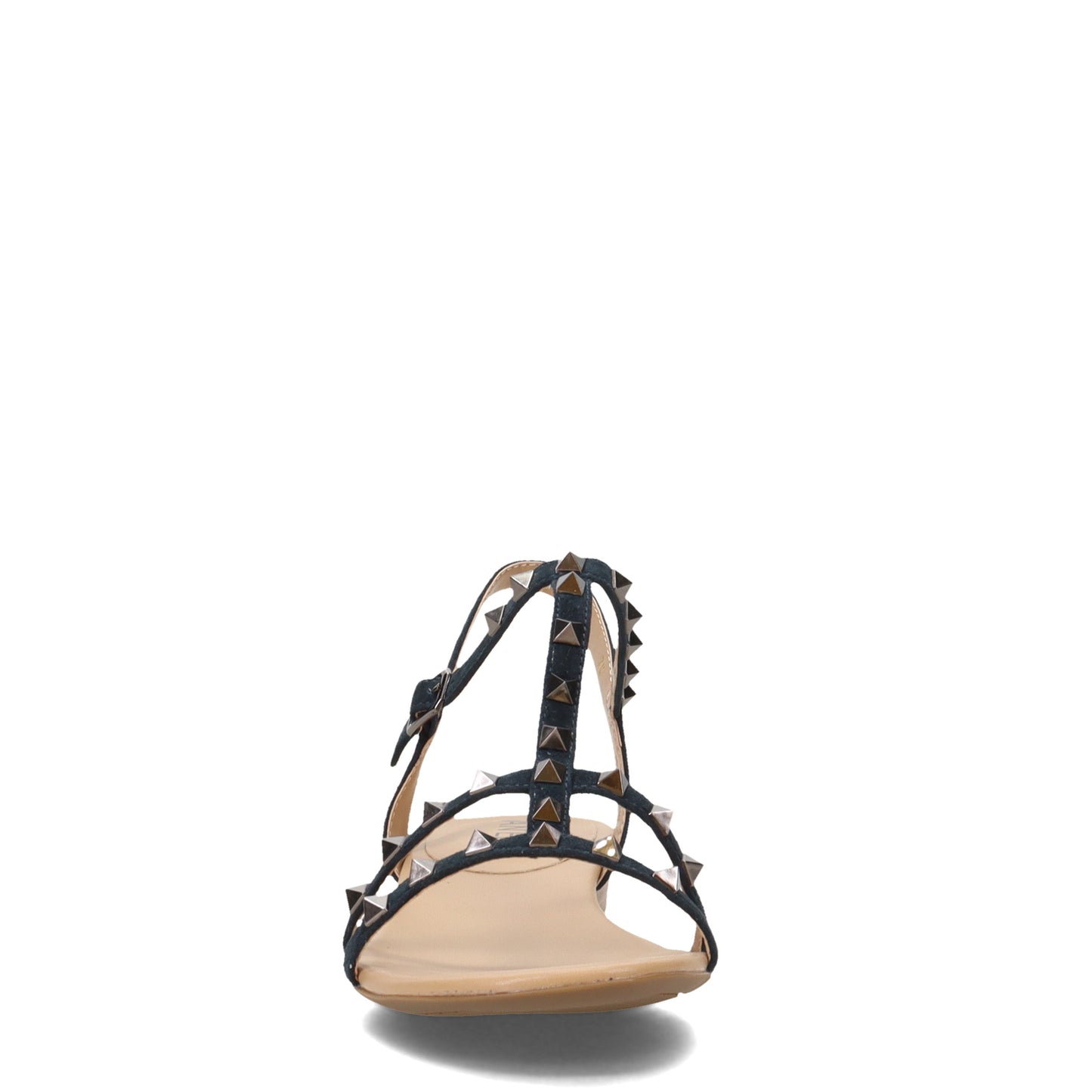 Peltz Shoes Women's Vaneli Brunel Sandal NAVY SUEDE BRUNEL-NVYSDE