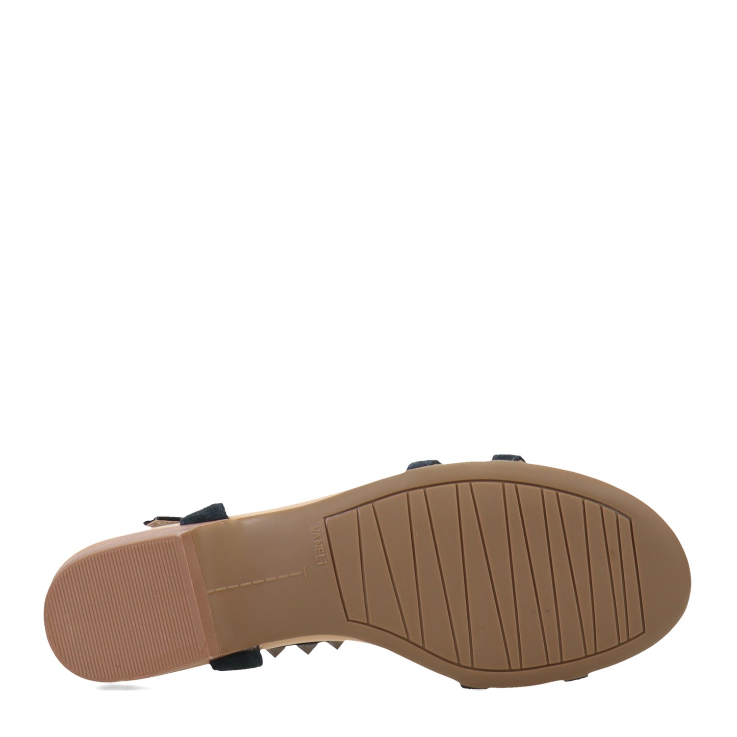 Peltz Shoes Women's Vaneli Brunel Sandal NAVY SUEDE BRUNEL-NVYSDE