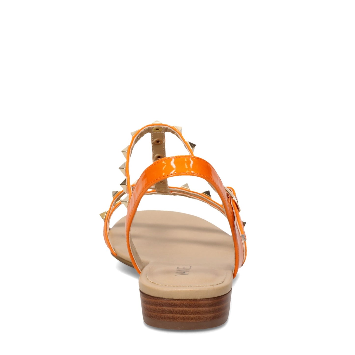 Peltz Shoes Women's Vaneli Brunel Sandal ORANGE PATENT BRUNEL-ORANGE