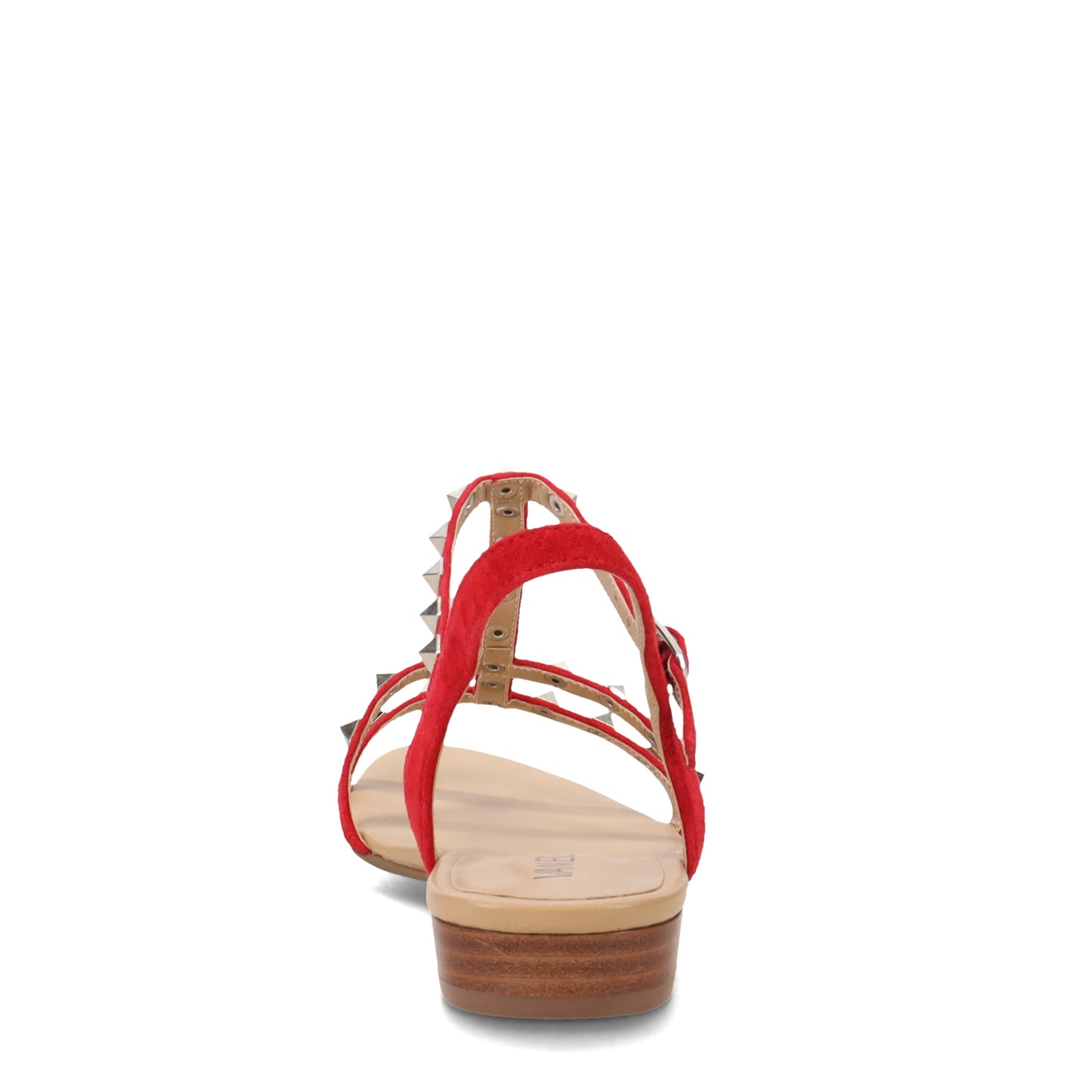 Peltz Shoes Women's Vaneli Brunel Sandal RED SUEDE BRUNEL-REDSDE