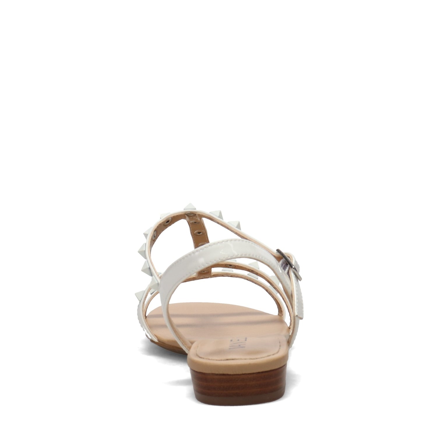 Peltz Shoes Women's Vaneli Brunel Sandal WHITE BRUNEL-WHITE