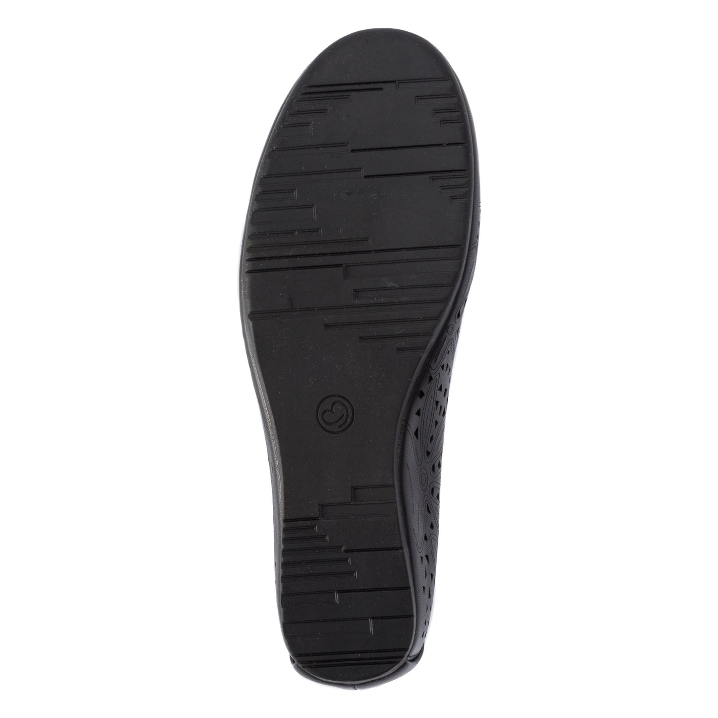 Peltz Shoes Women's Baretraps Mariah Flat BLACK BT24865