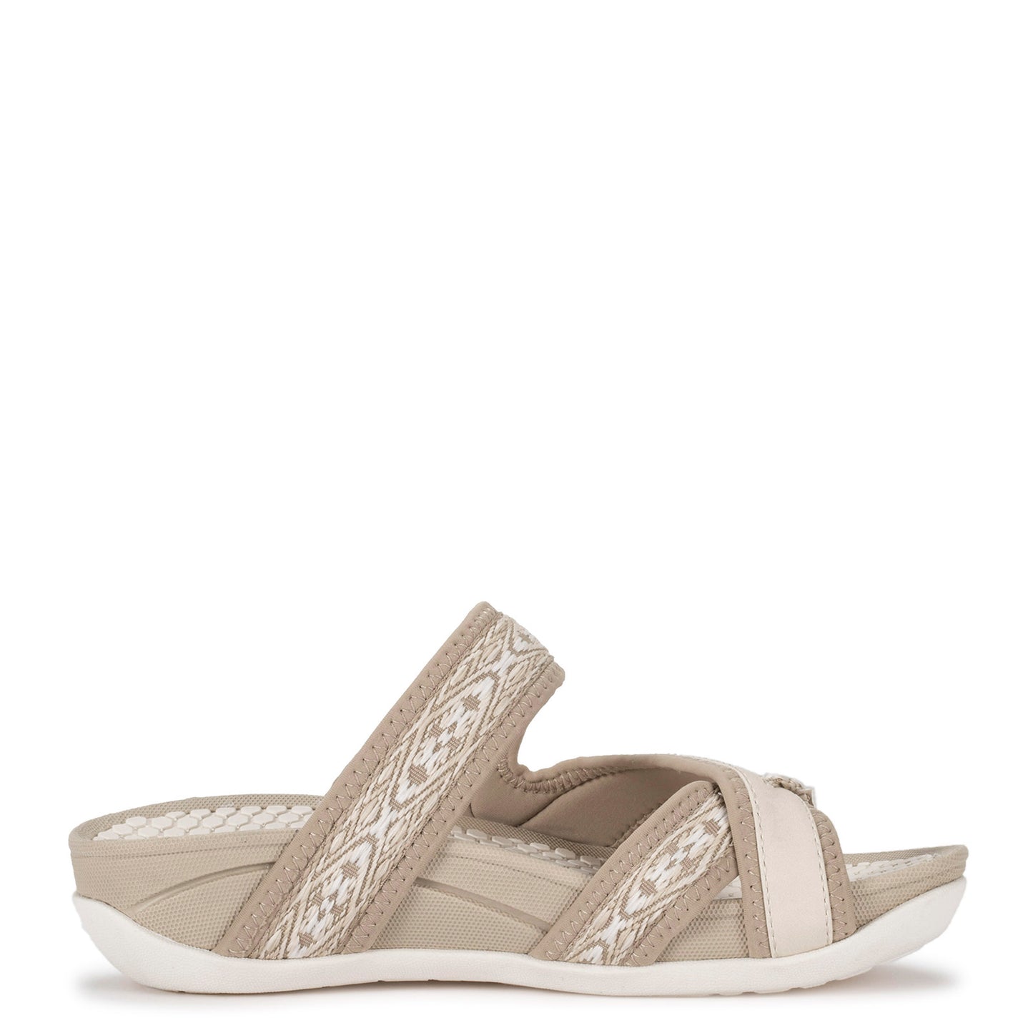 Peltz Shoes Women's Baretraps Deserae Sandal TAUPE BT27917