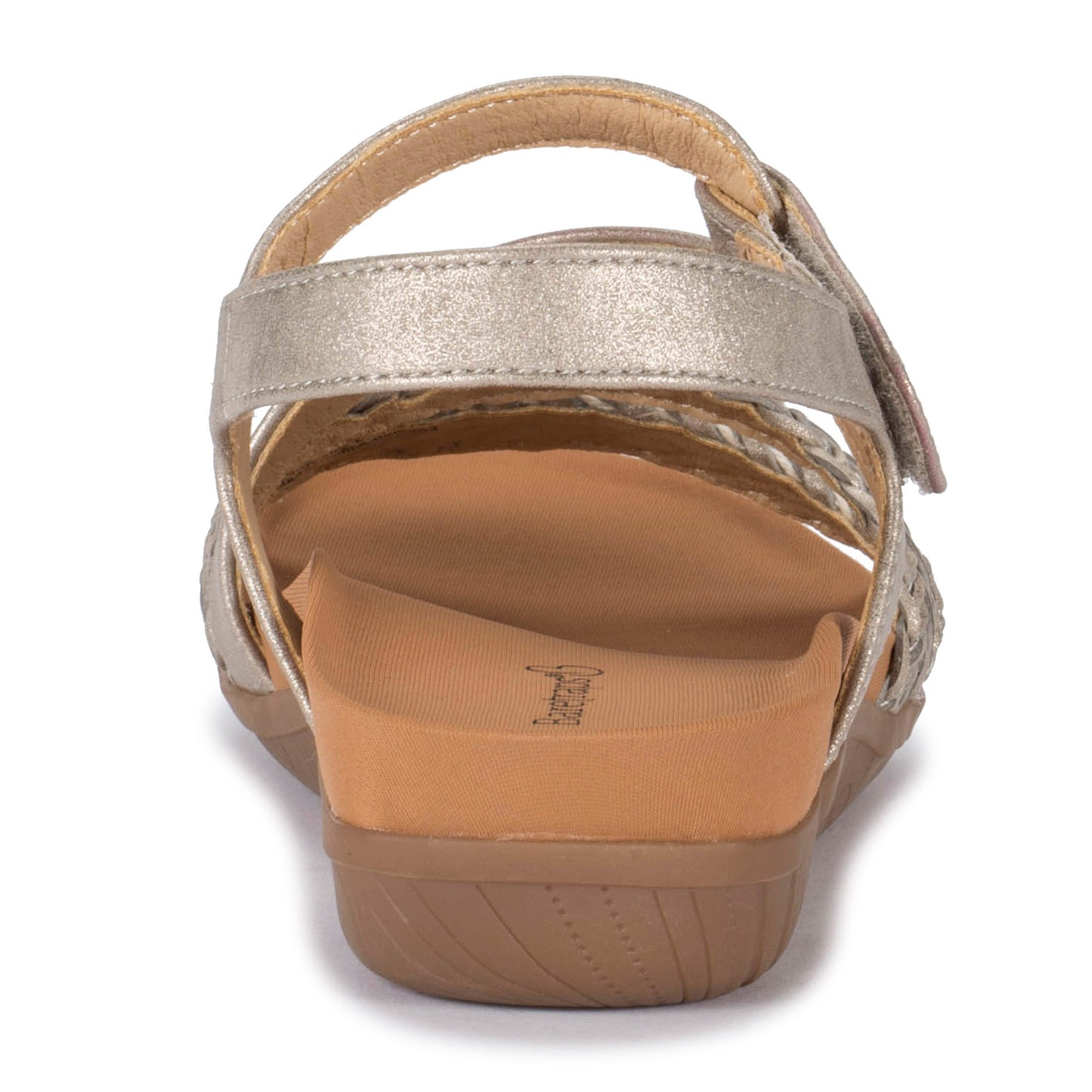 Peltz Shoes Women's Baretraps Jalen Sandal Champagne BT27975