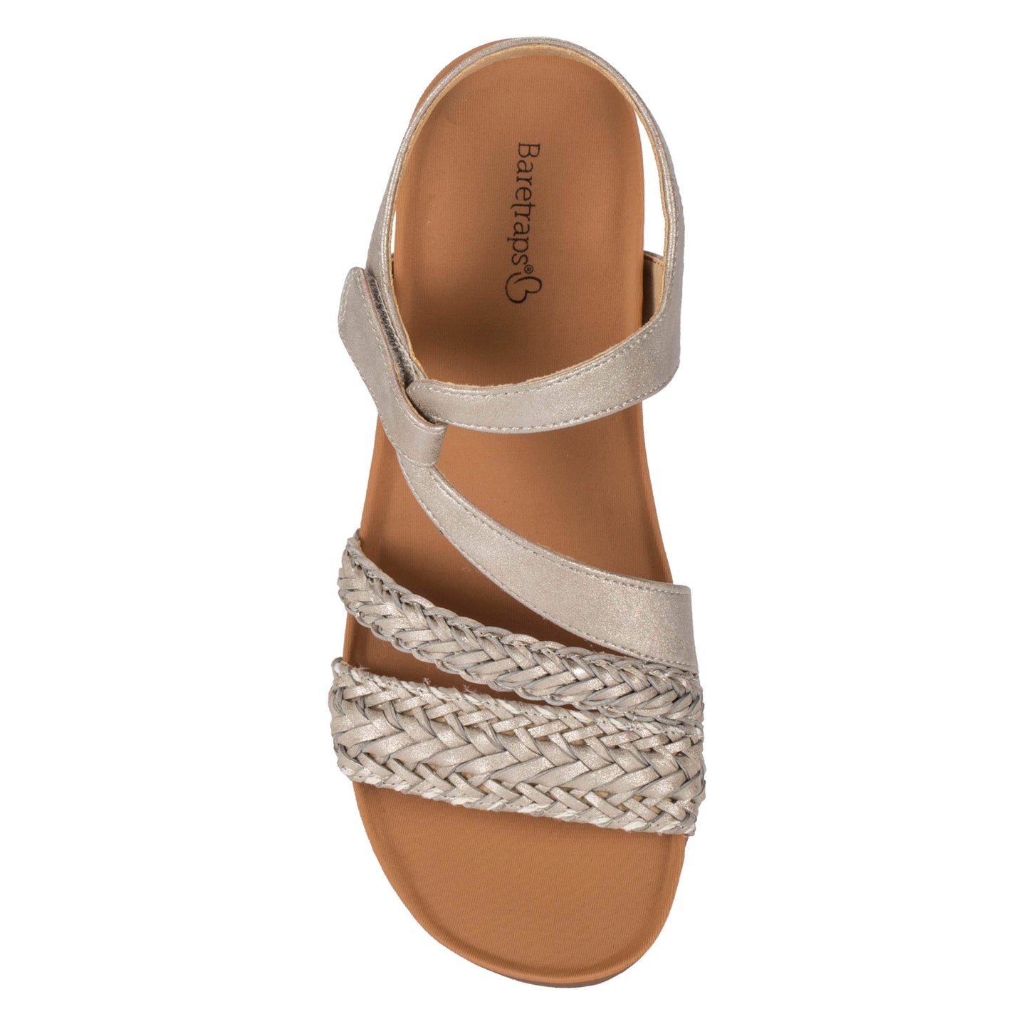 Peltz Shoes Women's Baretraps Jalen Sandal Champagne BT27975