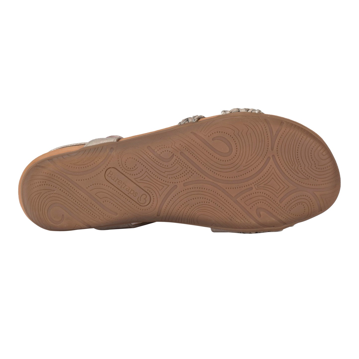 Peltz Shoes Women's Baretraps Jalen Sandal Champagne BT27975