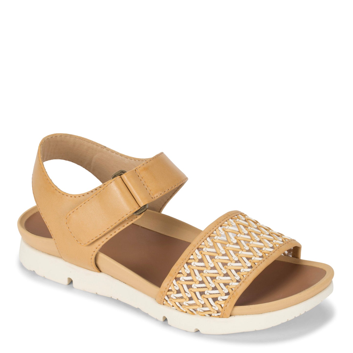 Peltz Shoes Women's Baretraps Holleen Sandal NATURAL BT29005