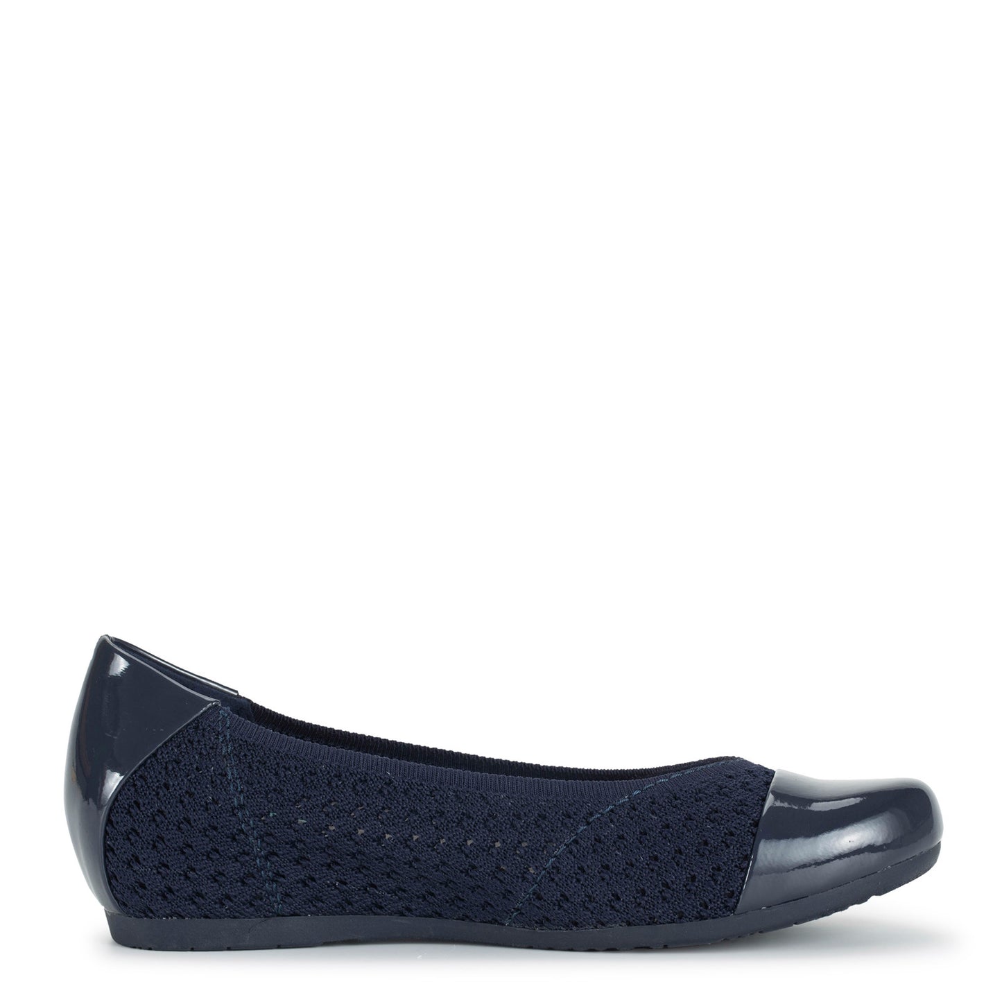 Peltz Shoes Women's Baretraps Mia Flat NAVY BT29347