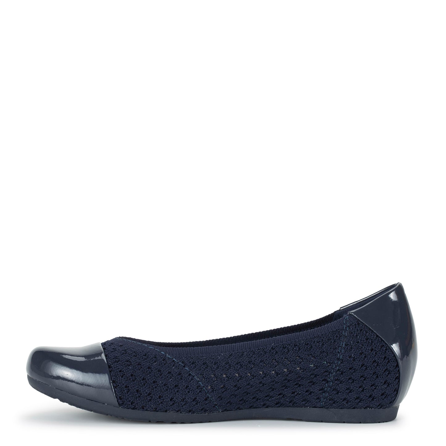 Peltz Shoes Women's Baretraps Mia Flat NAVY BT29347
