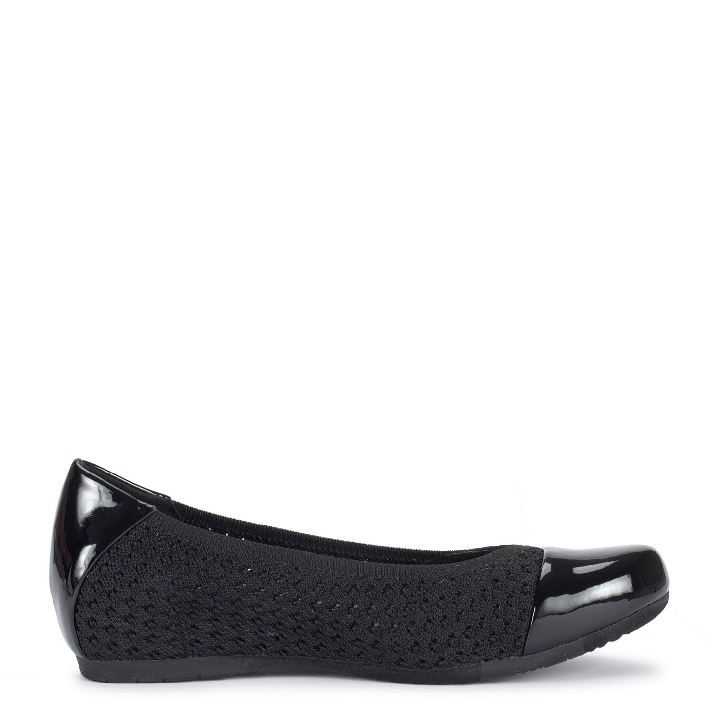Peltz Shoes Women's Baretraps Mia Flat BLACK BT29350