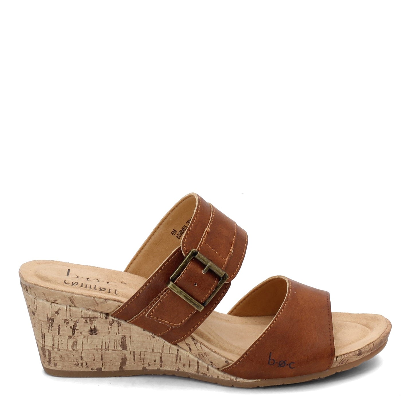 Peltz Shoes Women's B.O.C. Sangre Wedge Sandal TAN BC0004816