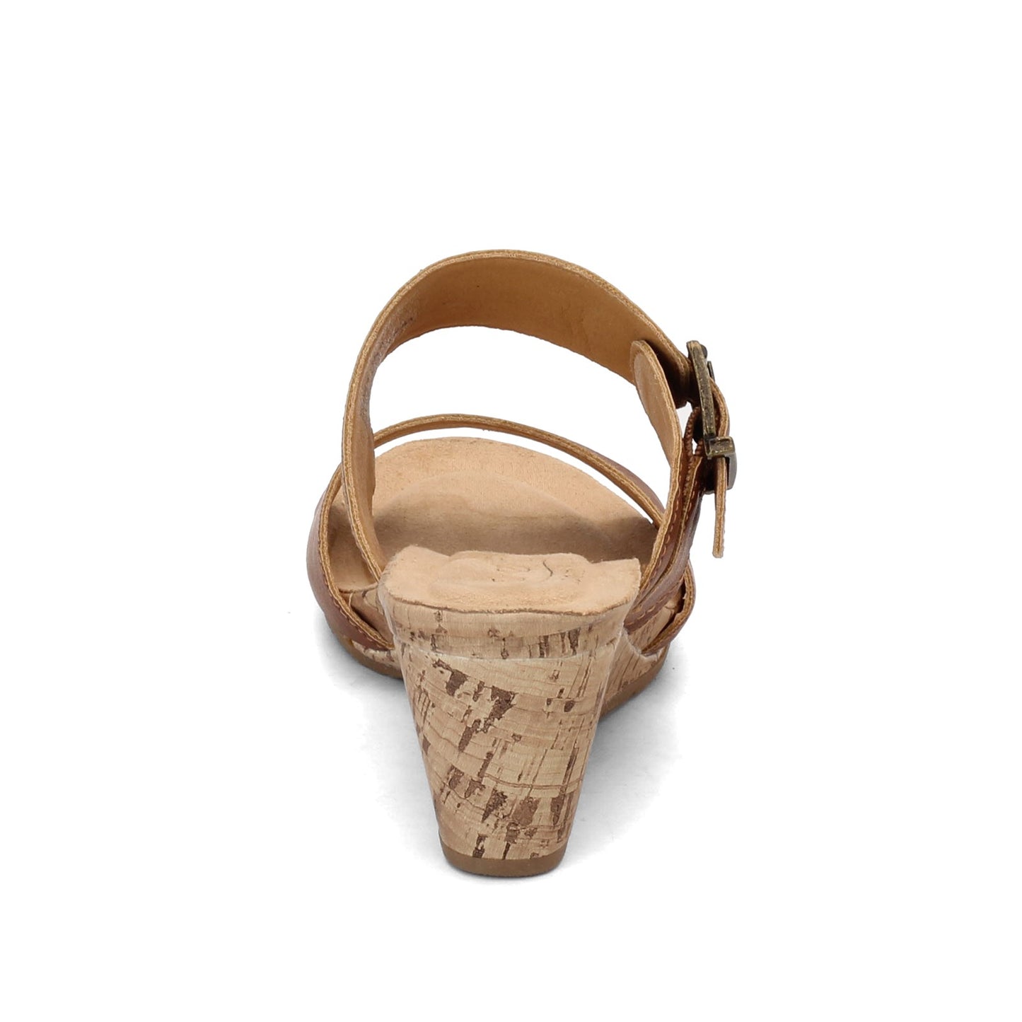 Peltz Shoes Women's B.O.C. Sangre Wedge Sandal TAN BC0004816