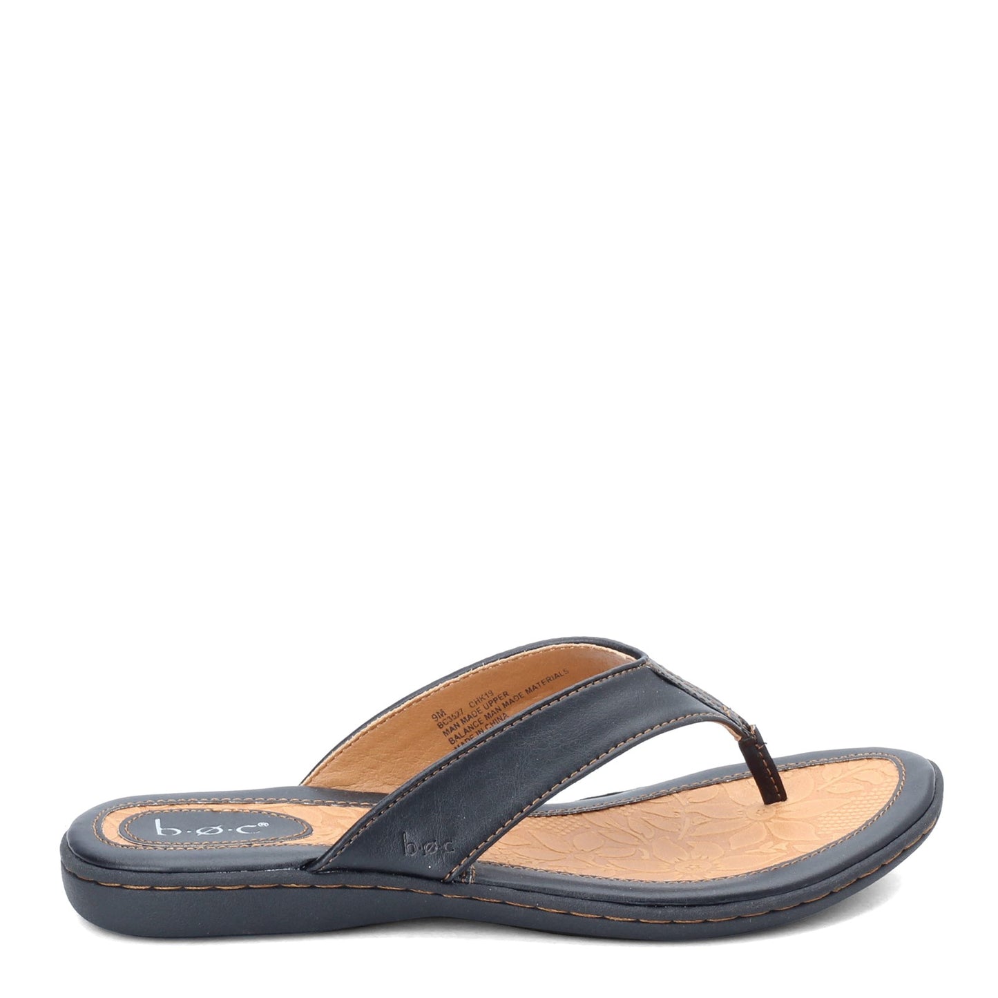 Peltz Shoes Women's b.o.c Zita Sandal BLACK BC3527