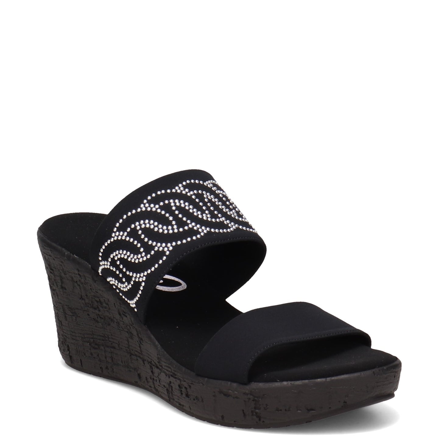 Peltz Shoes Women's Onex Bernice Sandal BLACK BERNICE-BLACK