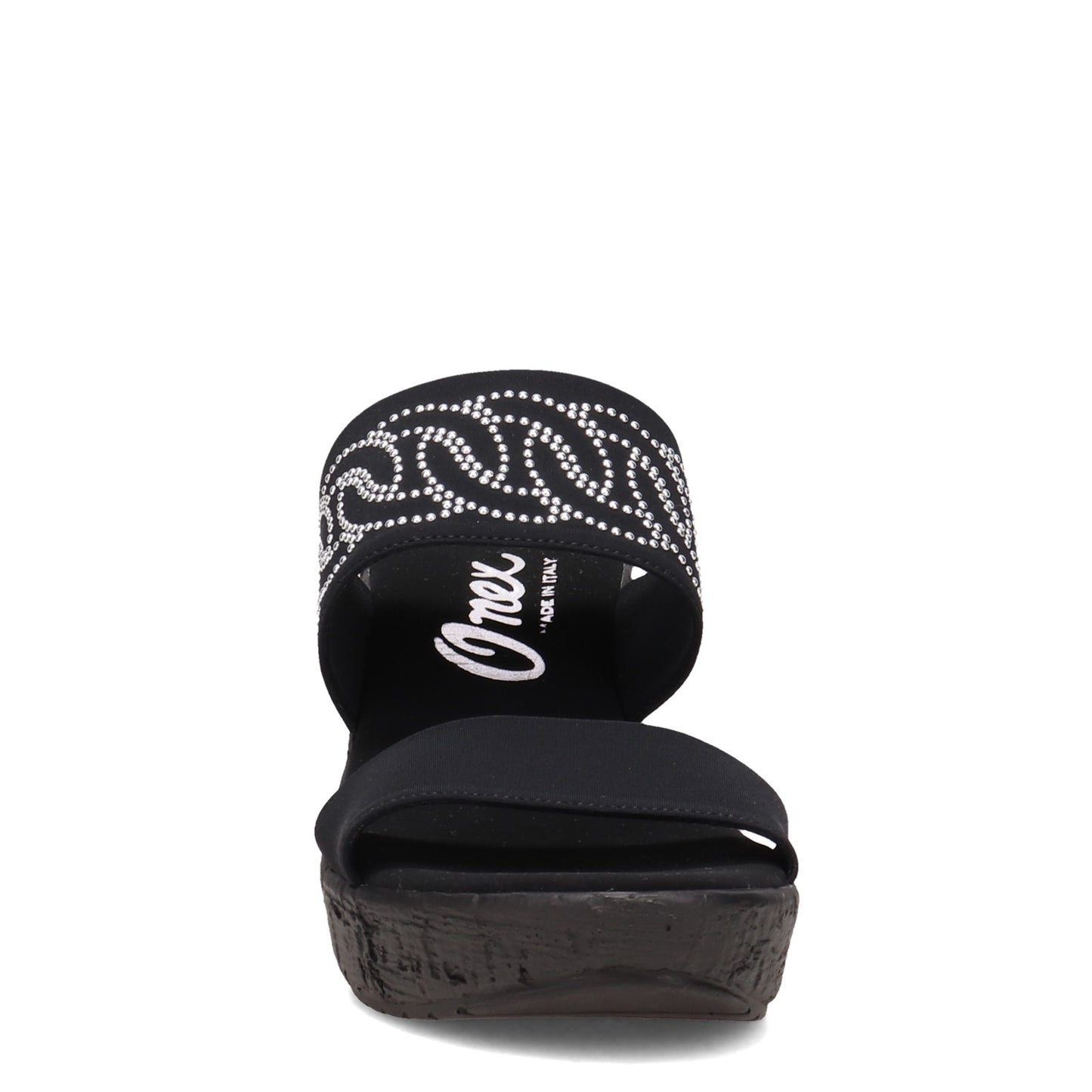 Peltz Shoes Women's Onex Bernice Sandal BLACK BERNICE-BLACK