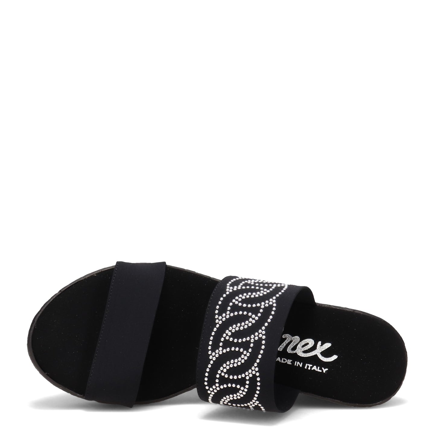 Peltz Shoes Women's Onex Bernice Sandal BLACK BERNICE-BLACK