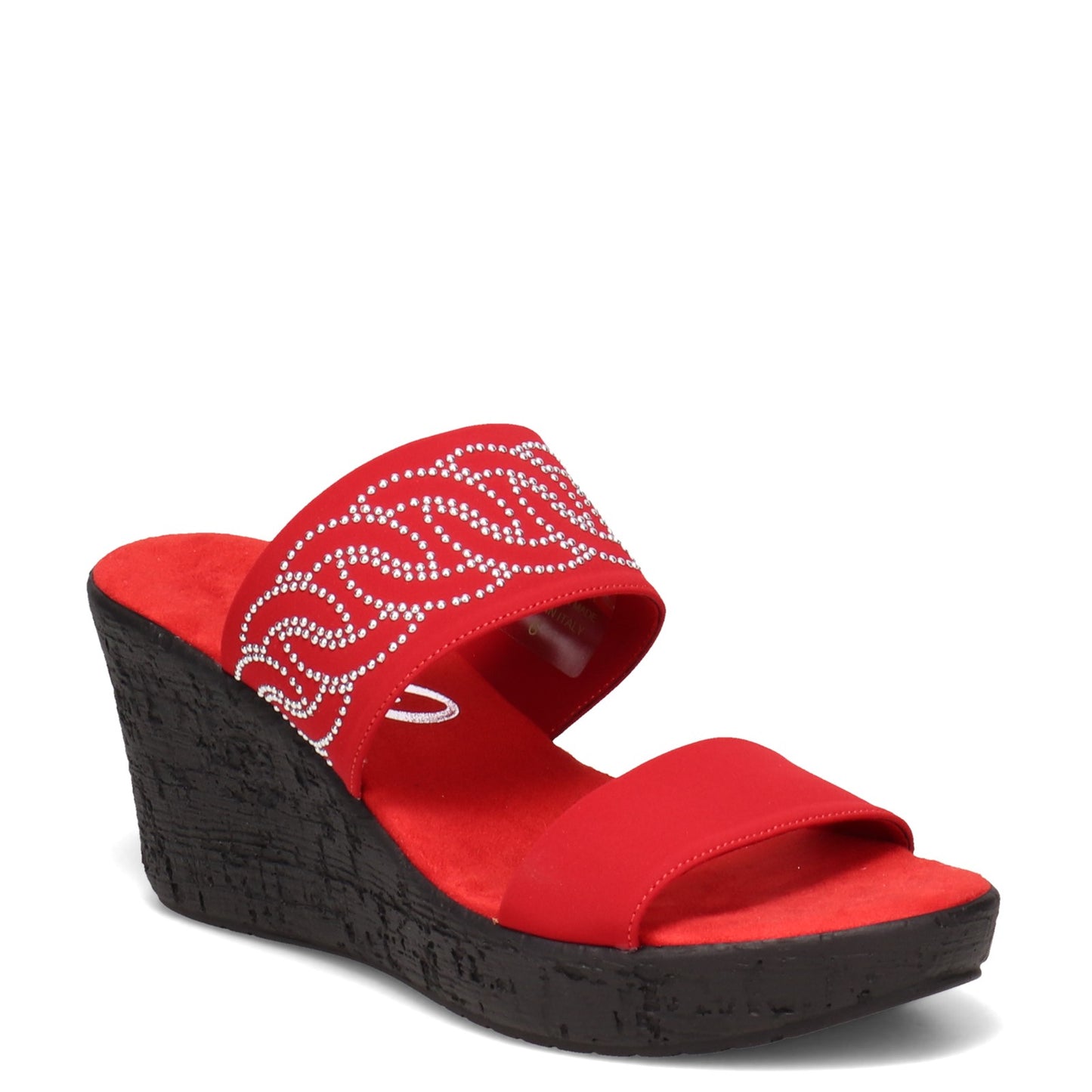 Peltz Shoes Women's Onex Bernice Sandal RED BERNICE-RED