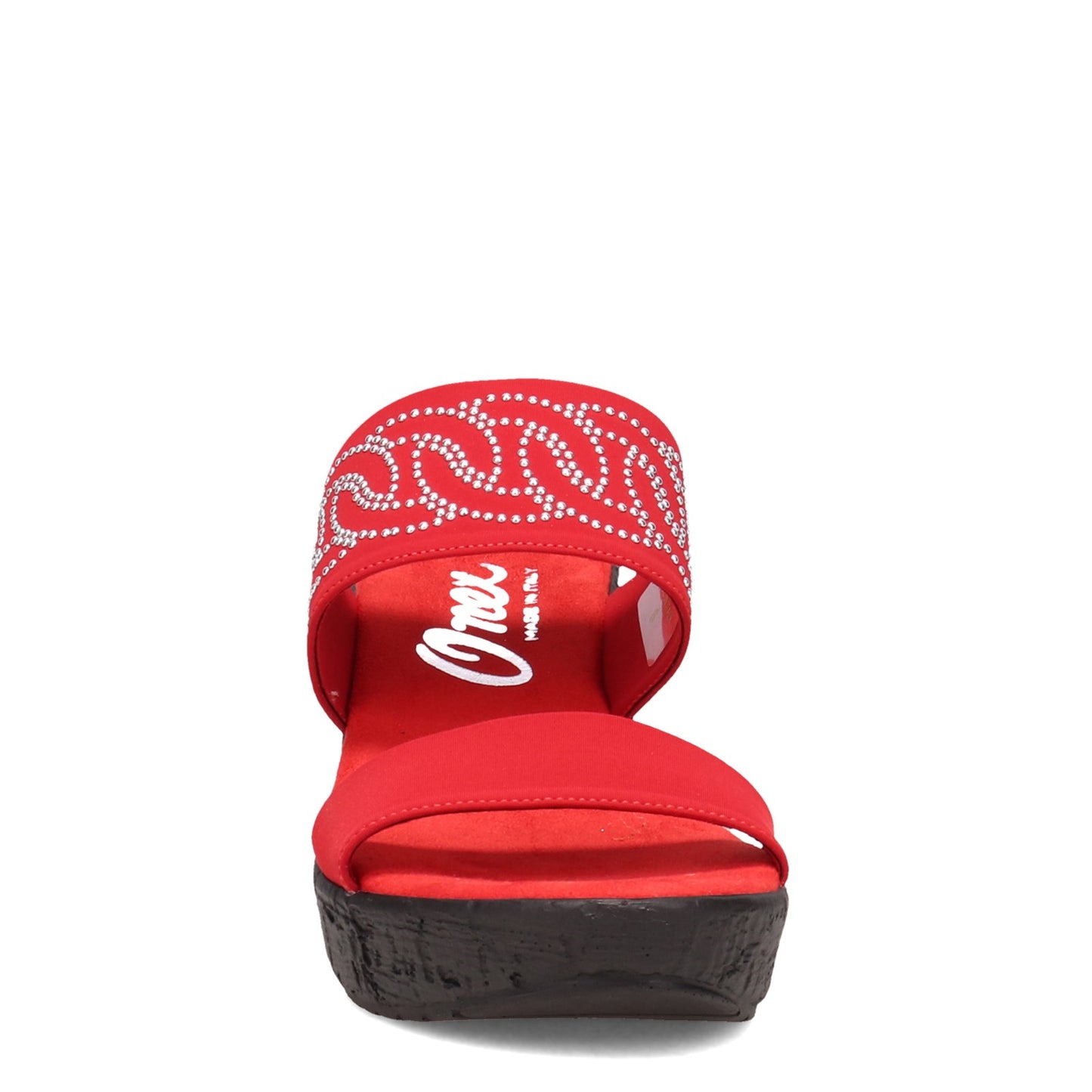 Peltz Shoes Women's Onex Bernice Sandal RED BERNICE-RED