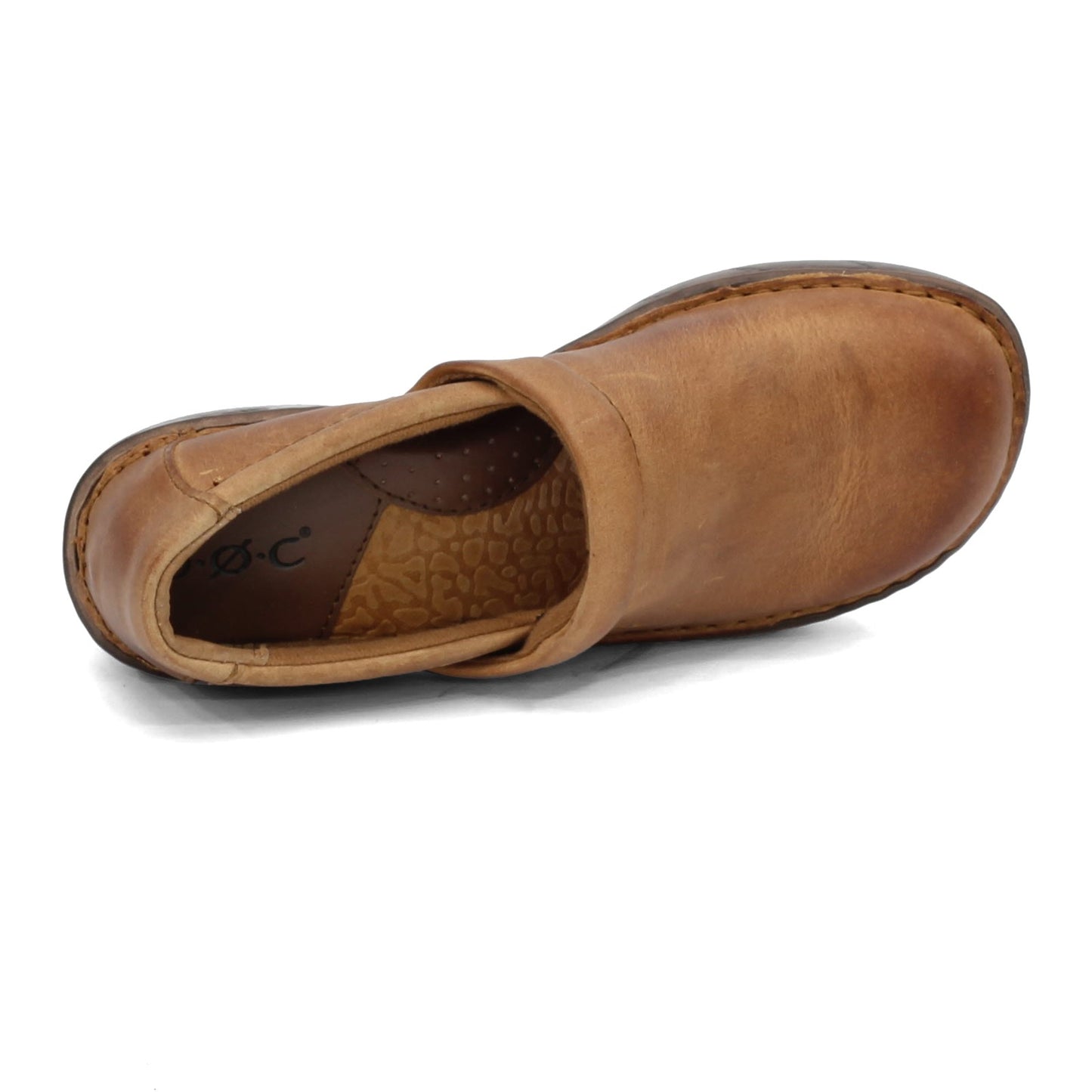 Peltz Shoes Women's B.O.C Peggy Clog MOCHA C00002