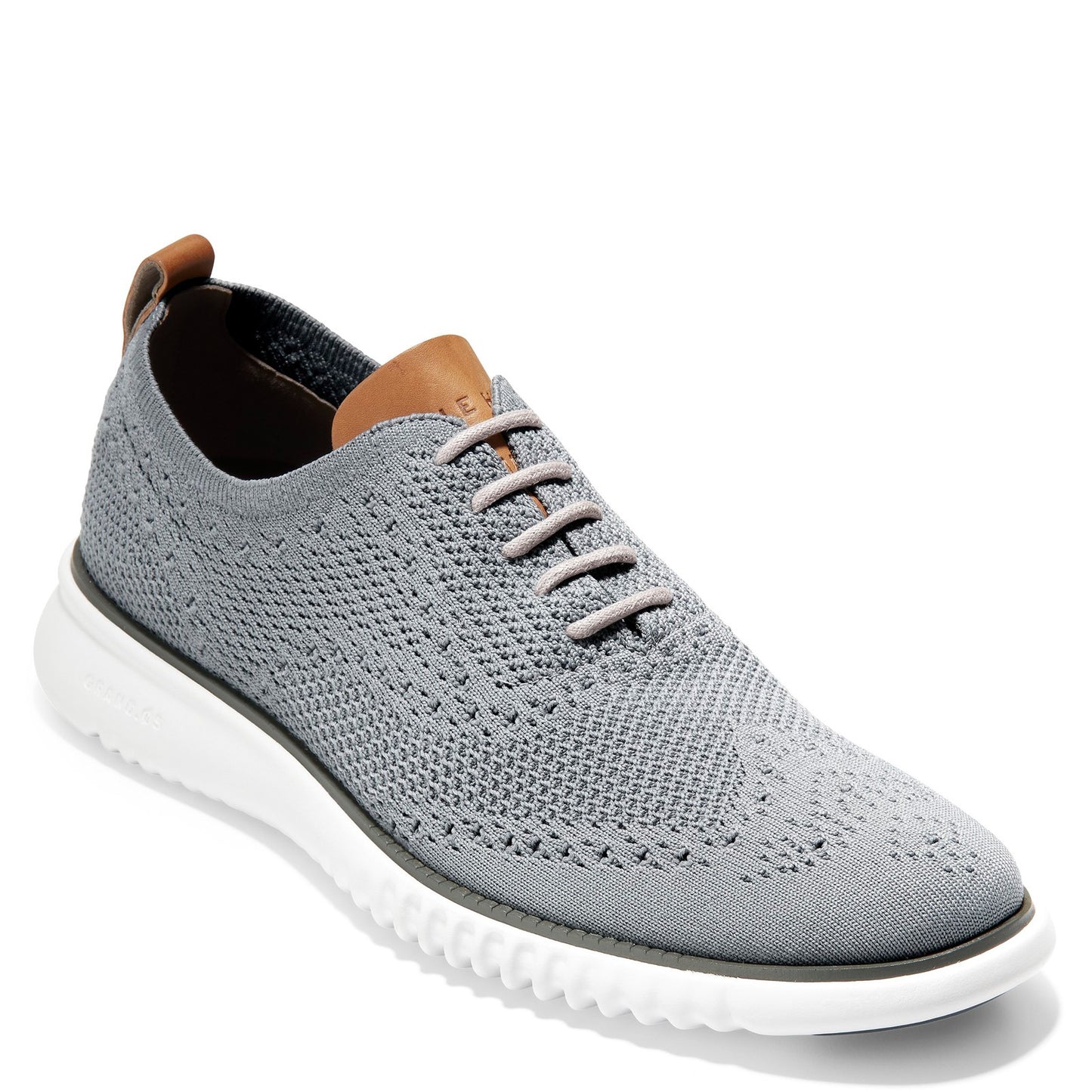 Peltz Shoes Men's Cole Haan 2.ZER0GRAND Wingtip Oxford IRONSTONE C27947