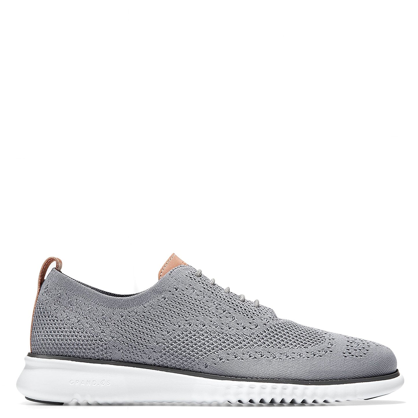 Peltz Shoes Men's Cole Haan 2.ZER0GRAND Wingtip Oxford IRONSTONE C27947