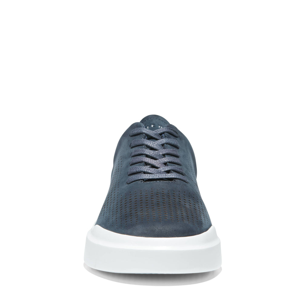 Men\'s GrandPro Rally Laser Cut Perforated Sneakers Blue Suede Men’s Size 12M Cole Haan Men main image 4