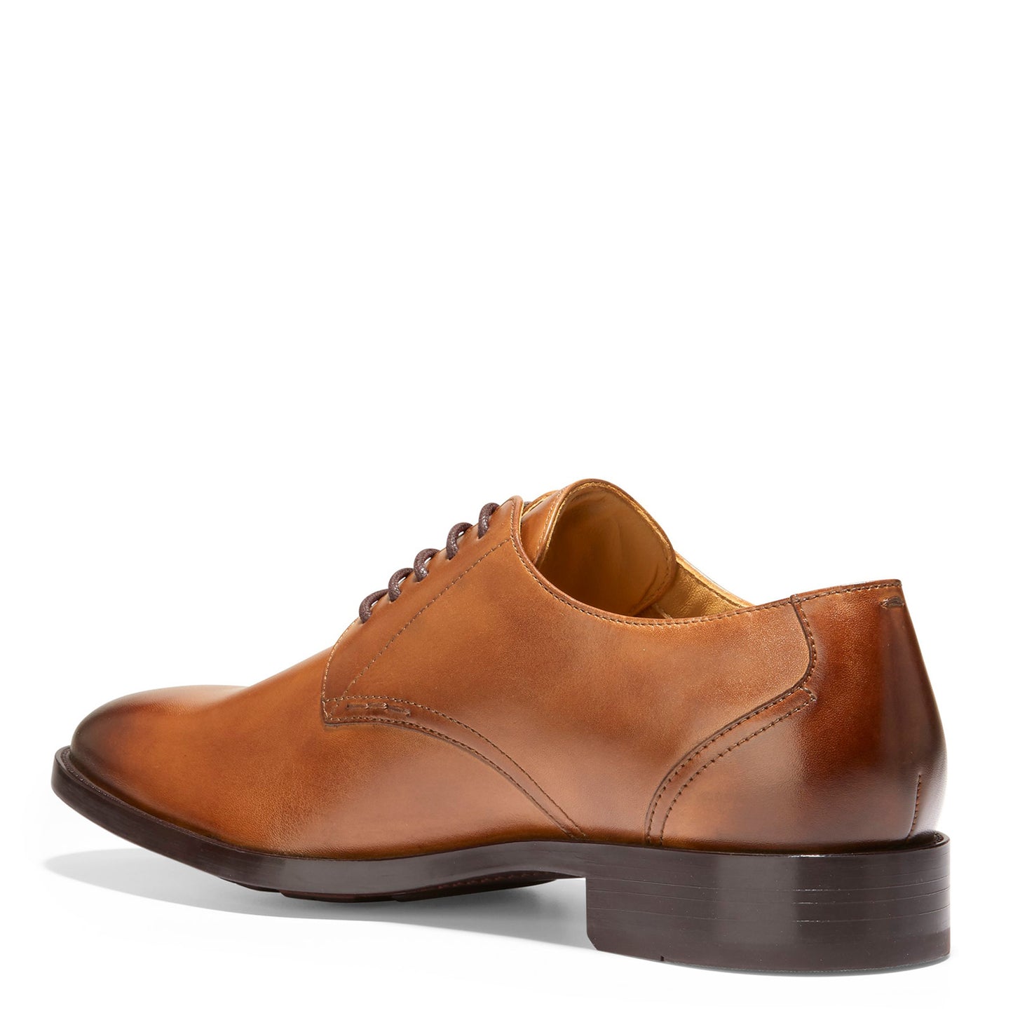 Peltz Shoes Men's Cole Haan Hawthorne Plain Toe Oxford British Tan C32352