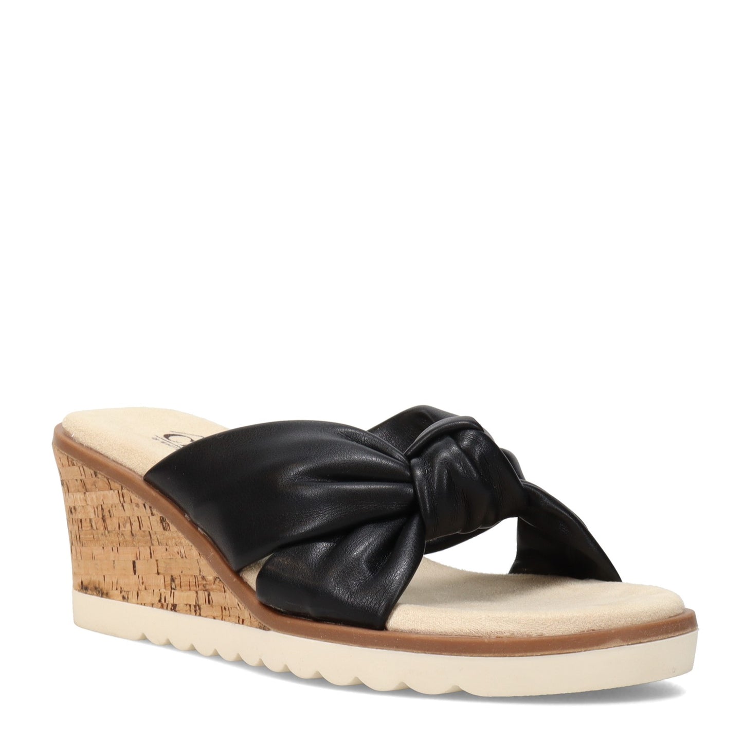 Peltz Shoes Women's Cliffs by White Mountain Adrielle Sandal BLACK C32959-5