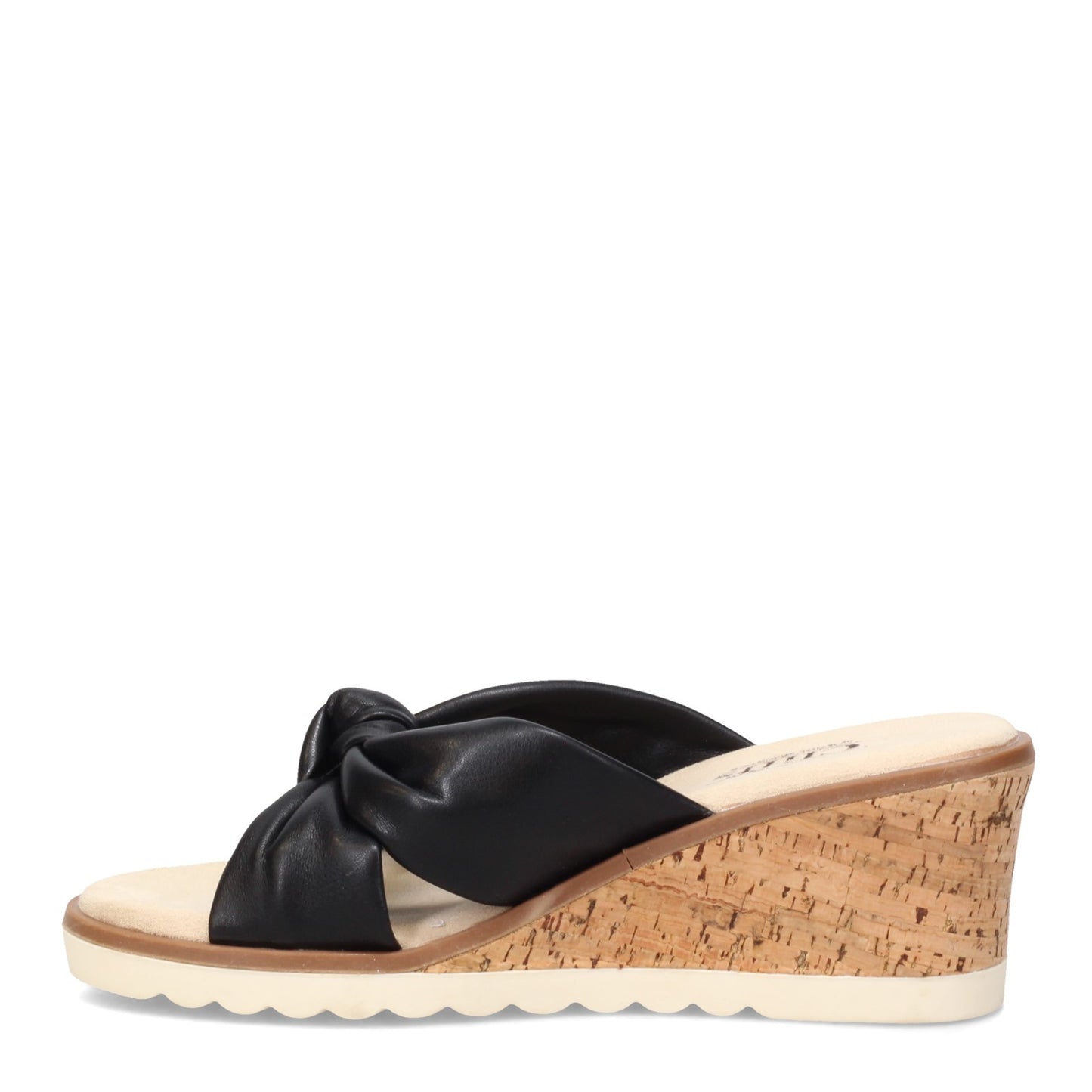 Peltz Shoes Women's Cliffs by White Mountain Adrielle Sandal BLACK C32959-5